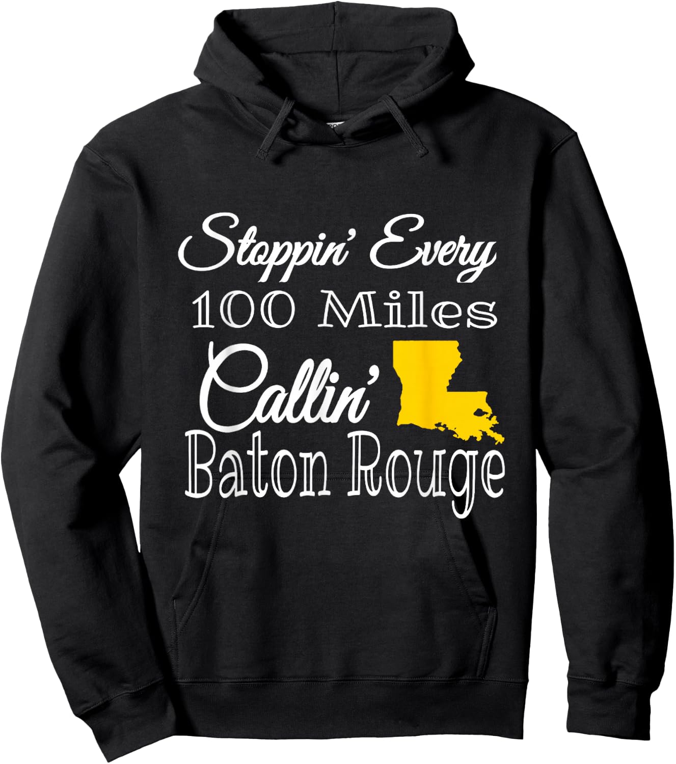Callin' Baton Rouge Music Concert Hoodie - Hoodie | Black