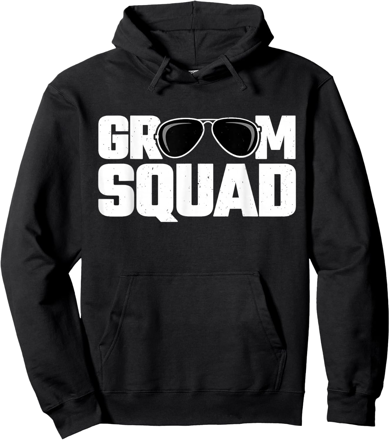 Matching Groomsman Group - Bachelor Party Gift - Groom Squad Hoodie - Hoodie | Black