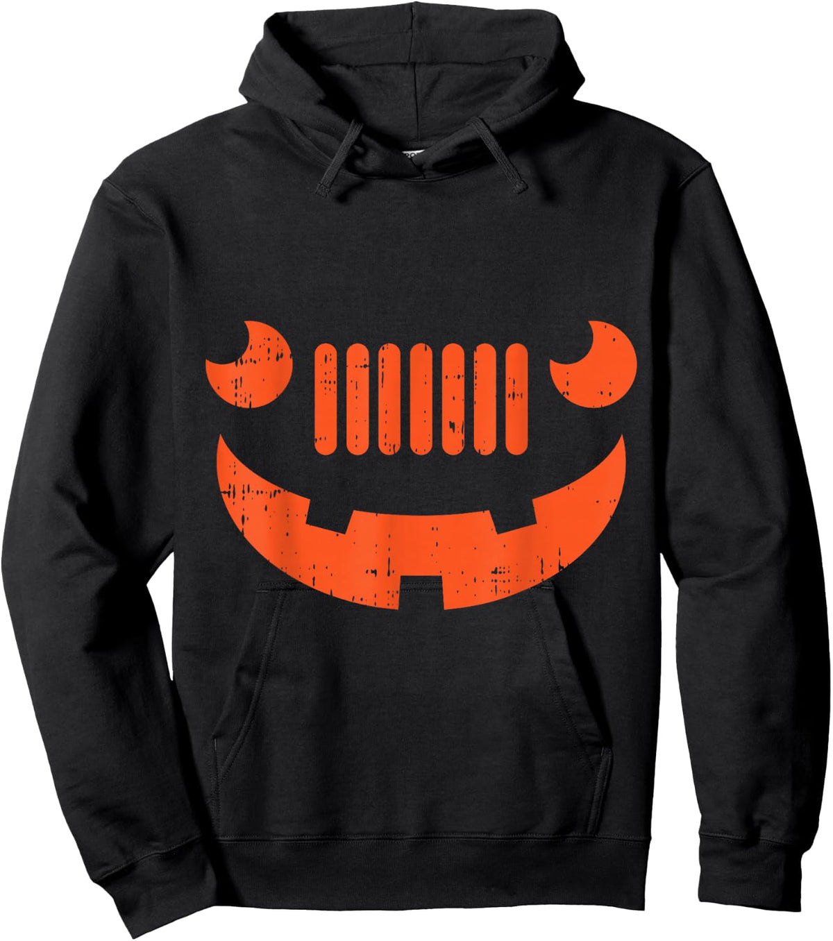 Offroad 4x4 Car Pumpkin Costume Funny Halloween Gamer Gifts Hoodie - Hoodie | Black