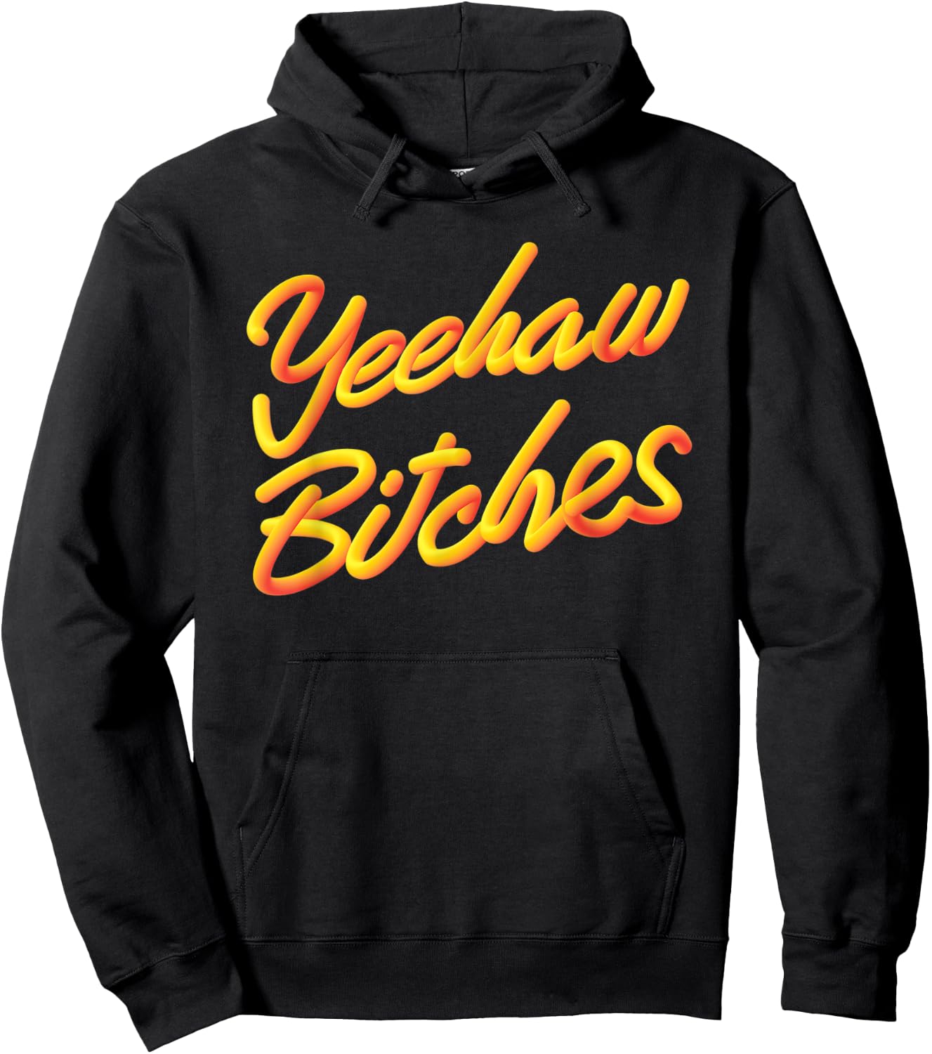 Yeehaw Bitches Country Music Western Wear Cowgirl Woman Hoodie - Hoodie | Black