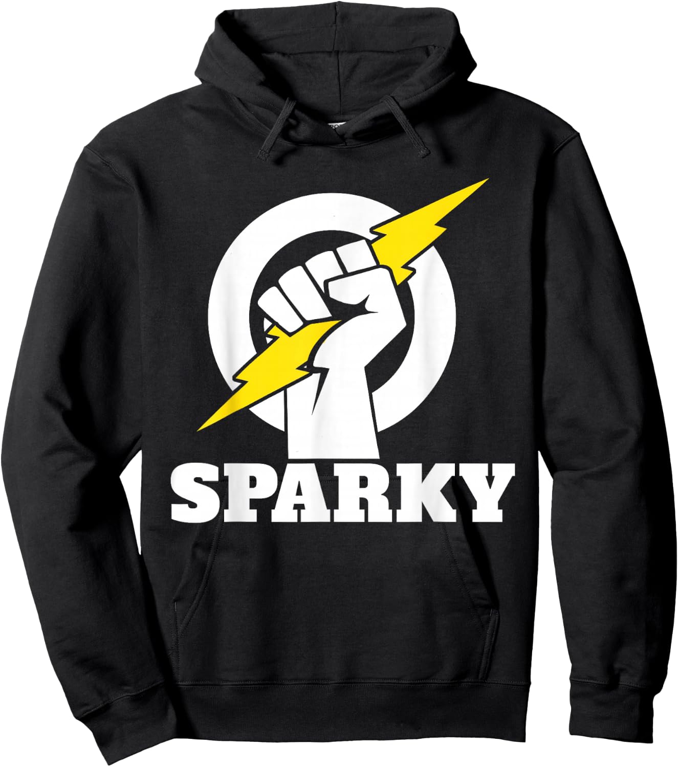 Electrician Lightning Bolt Electrician Sparky Hoodie - Hoodie | Black