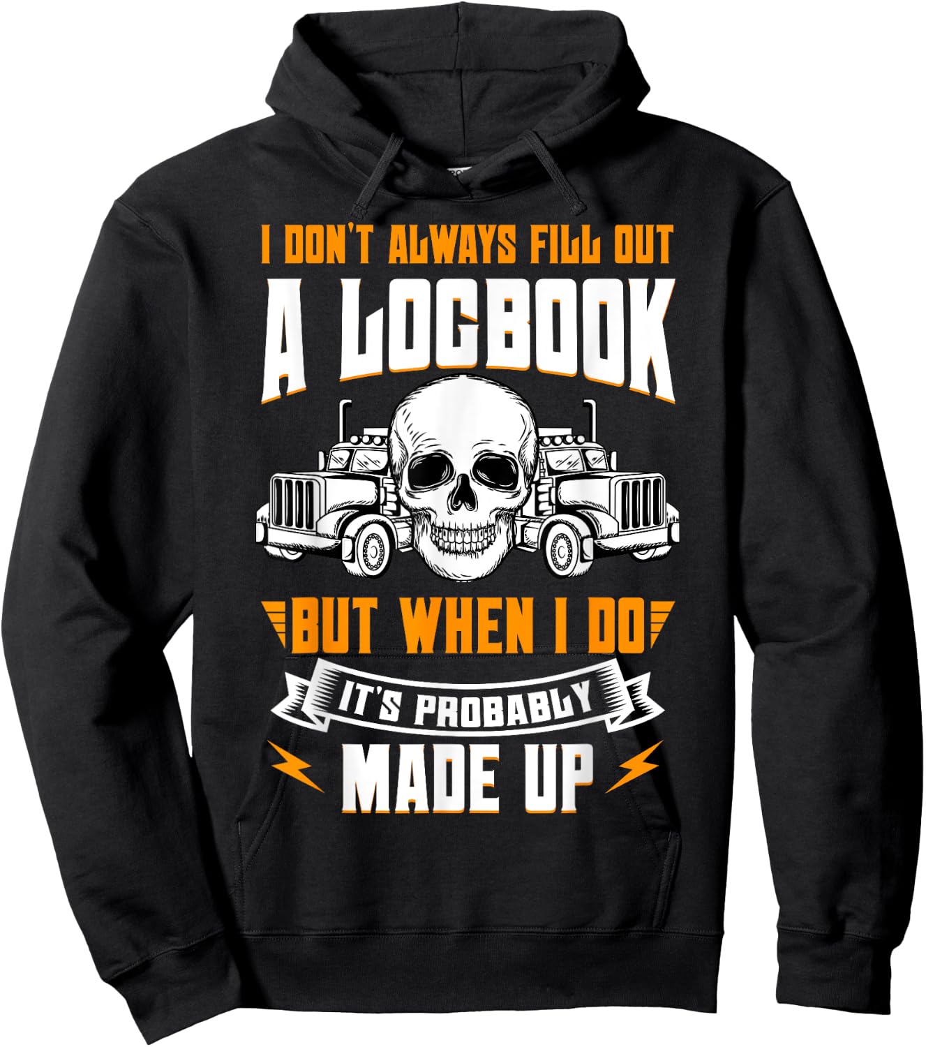 Truck Driver Trucker Truckie Vehicle LGV Driving Teamster Hoodie - Hoodie | Black