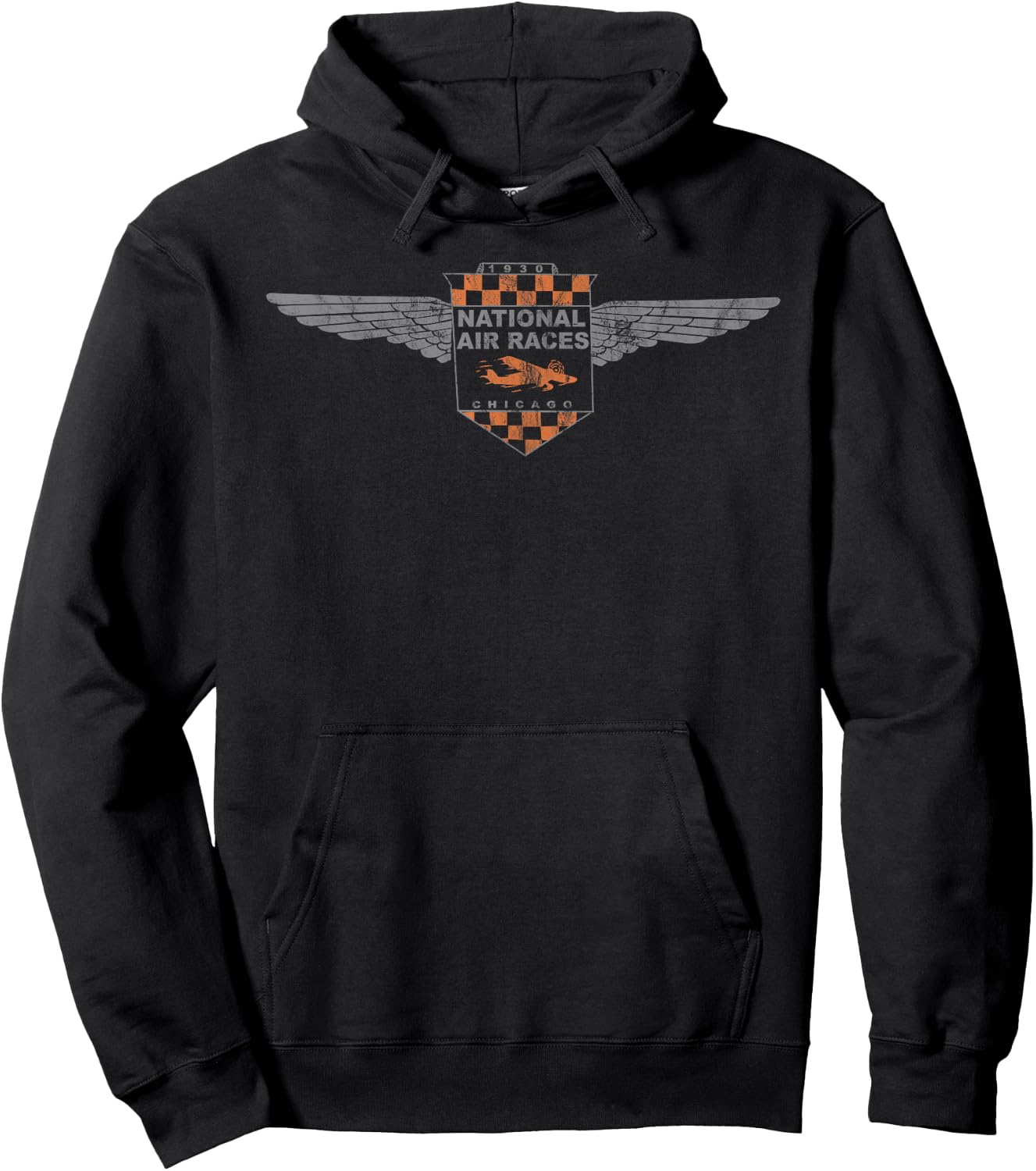 National Air Races Chicago 1930 Air Racing Series Vintage Hoodie - Hoodie | Black