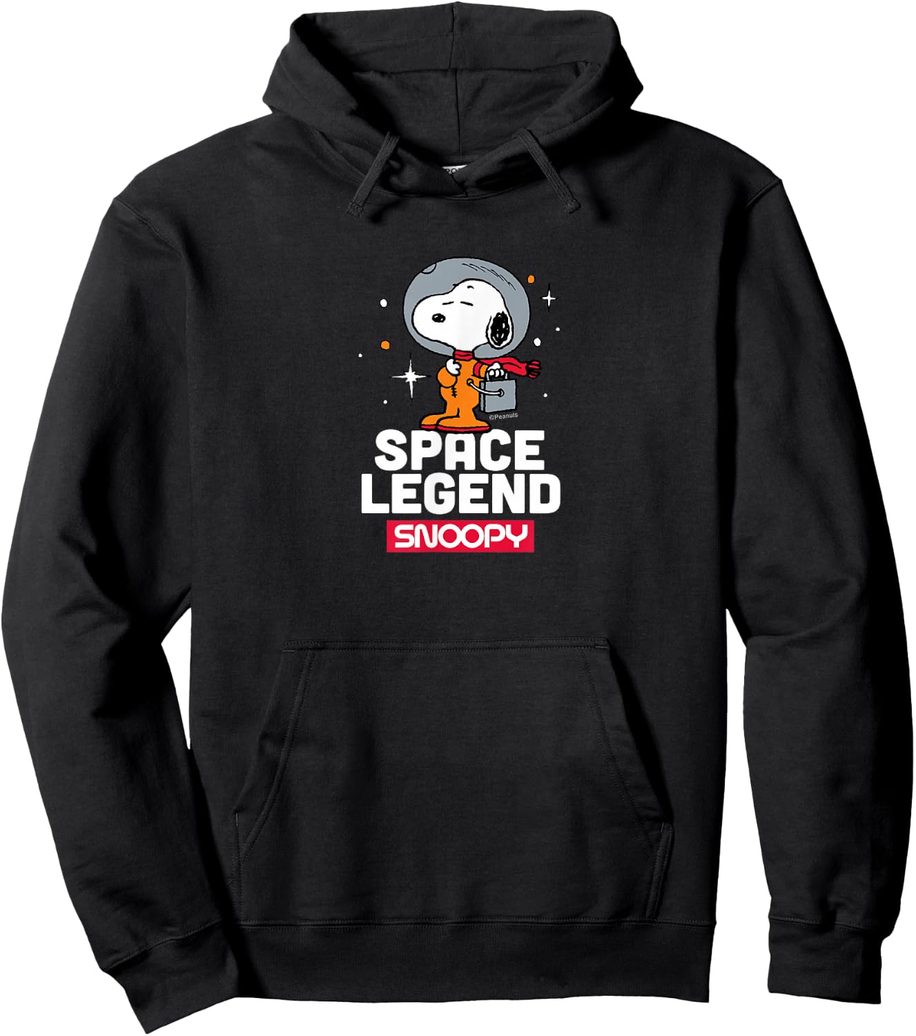 Peanuts - Snoopy Space Legend Astronaut Beagle Hoodie - Hoodie | Black
