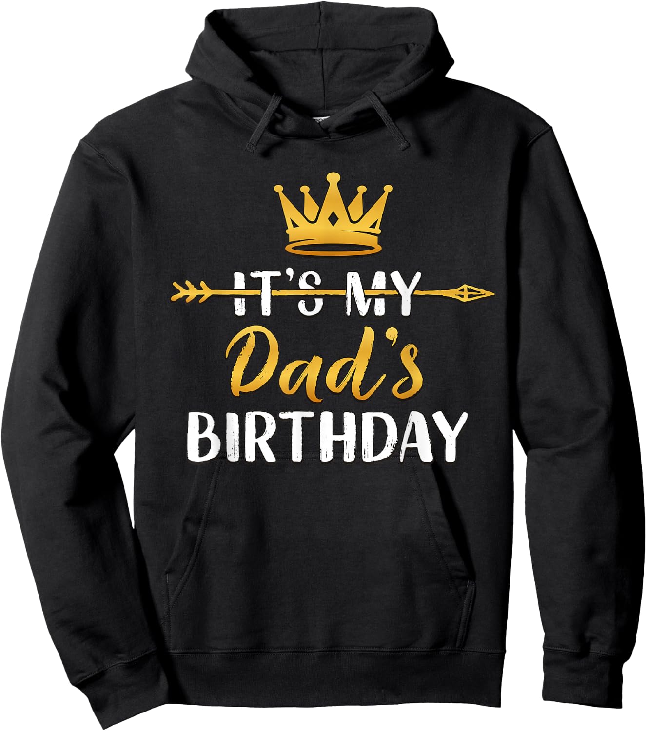 It's My Dad's Birthday Party Idea Hoodie - Hoodie | Black