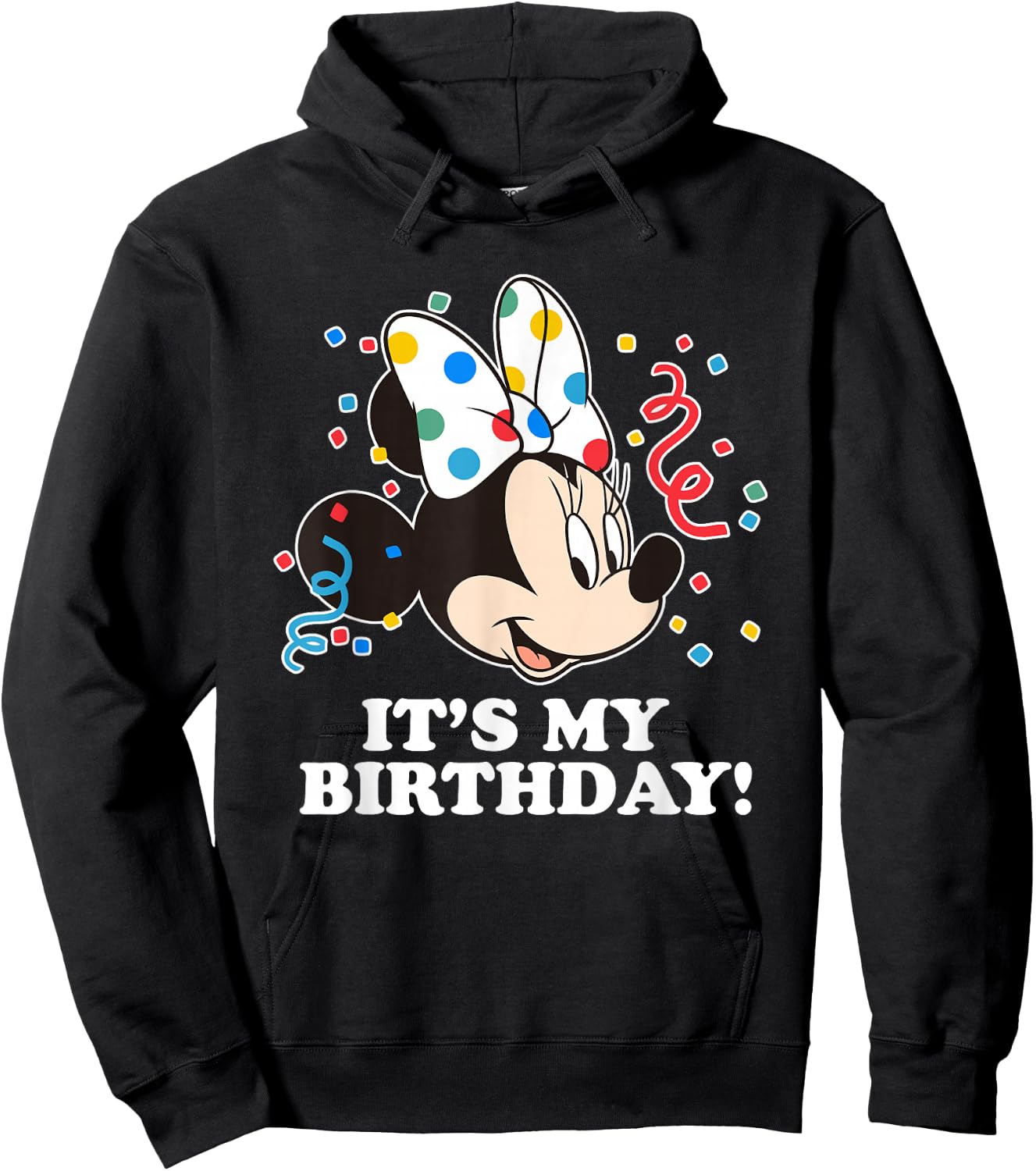 Disney Minnie Mouse It's My Birthday Small Hoodie - Hoodie | Black