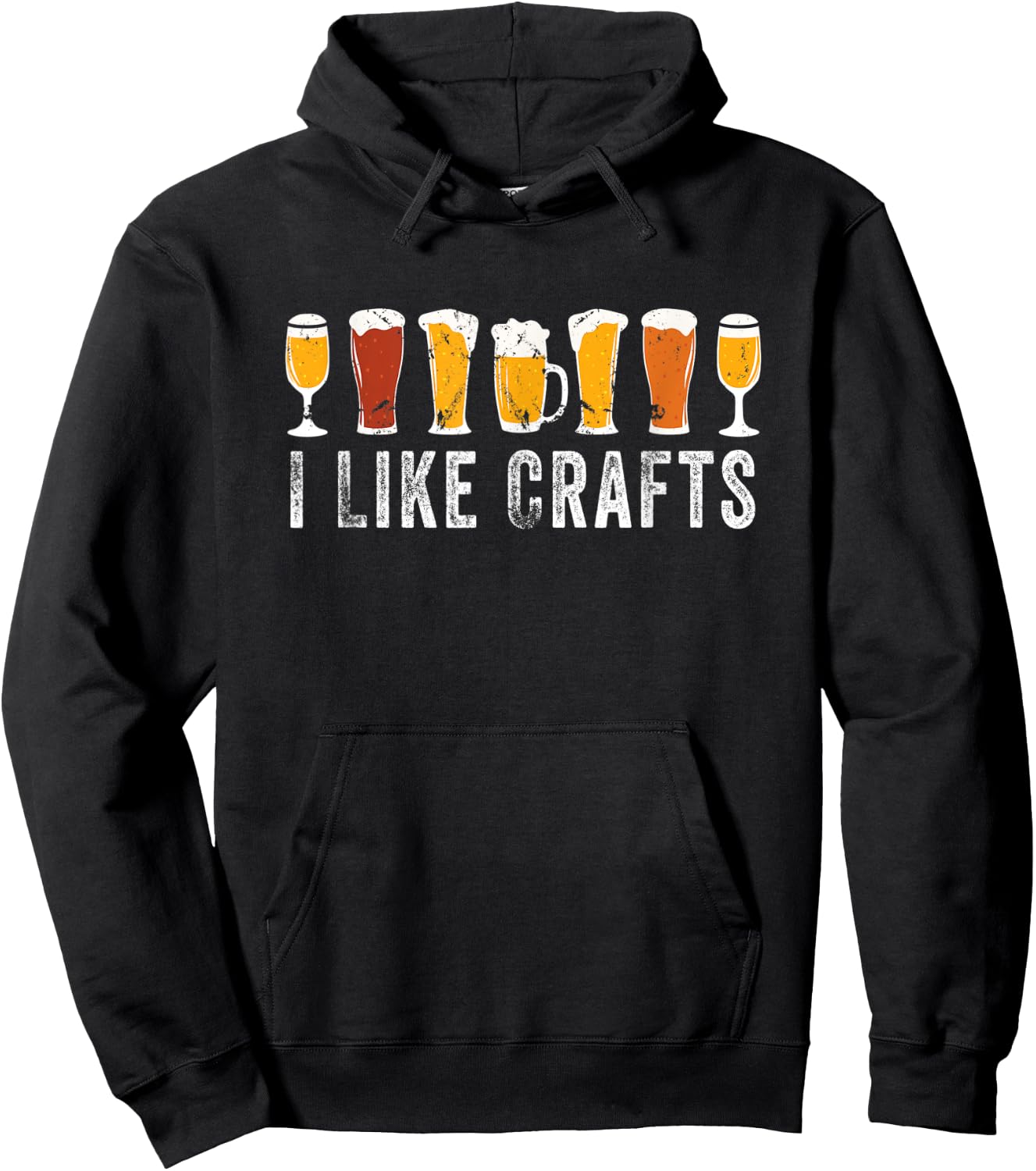 I Like Crafts Beer Brewer Home Brewing Making Drinking Dad Hoodie - Hoodie | Black