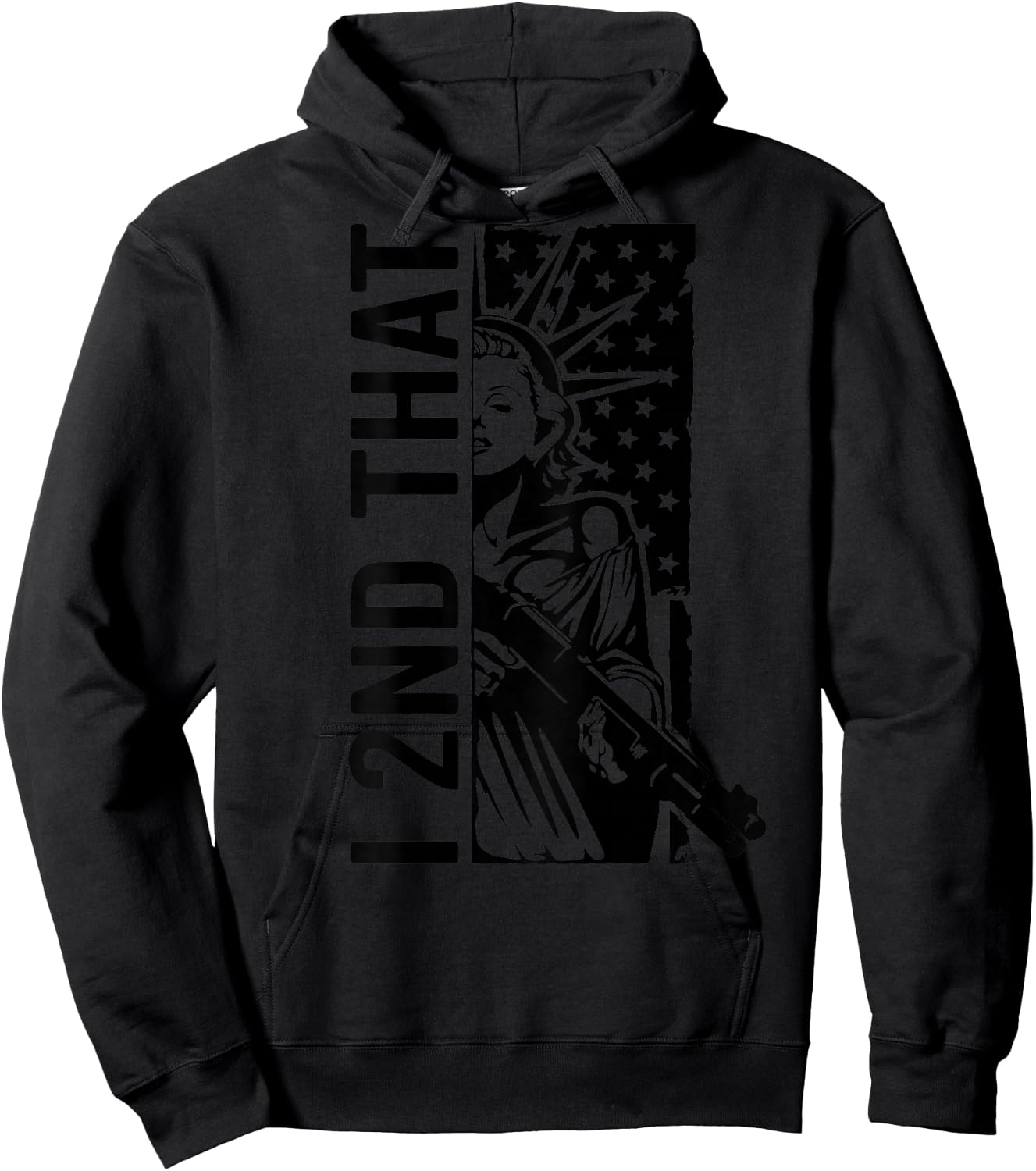 I 2nd That - Second Amendment Pro Gun Rights USA (ON Back) Hoodie - Hoodie | Black