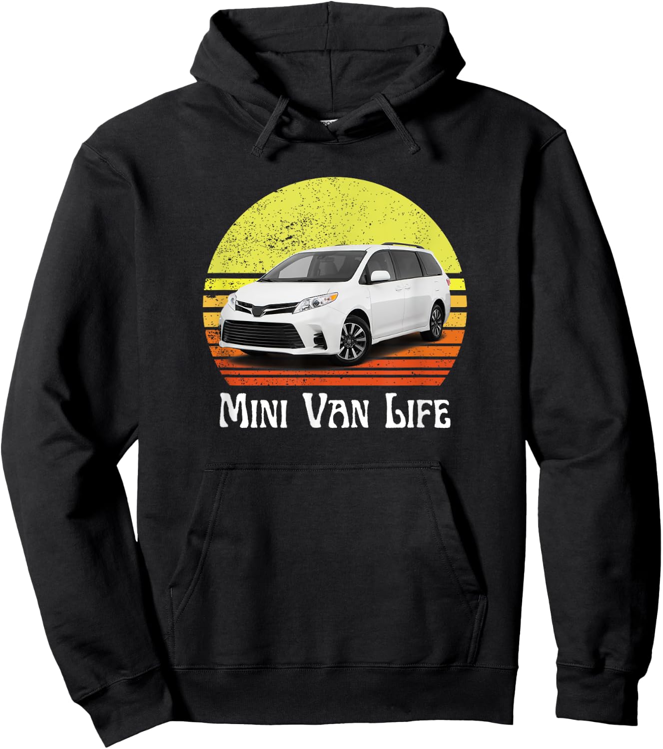 Mini Van Life Soccer Mom Dad Parent For Parents Hoodie - Hoodie | Black