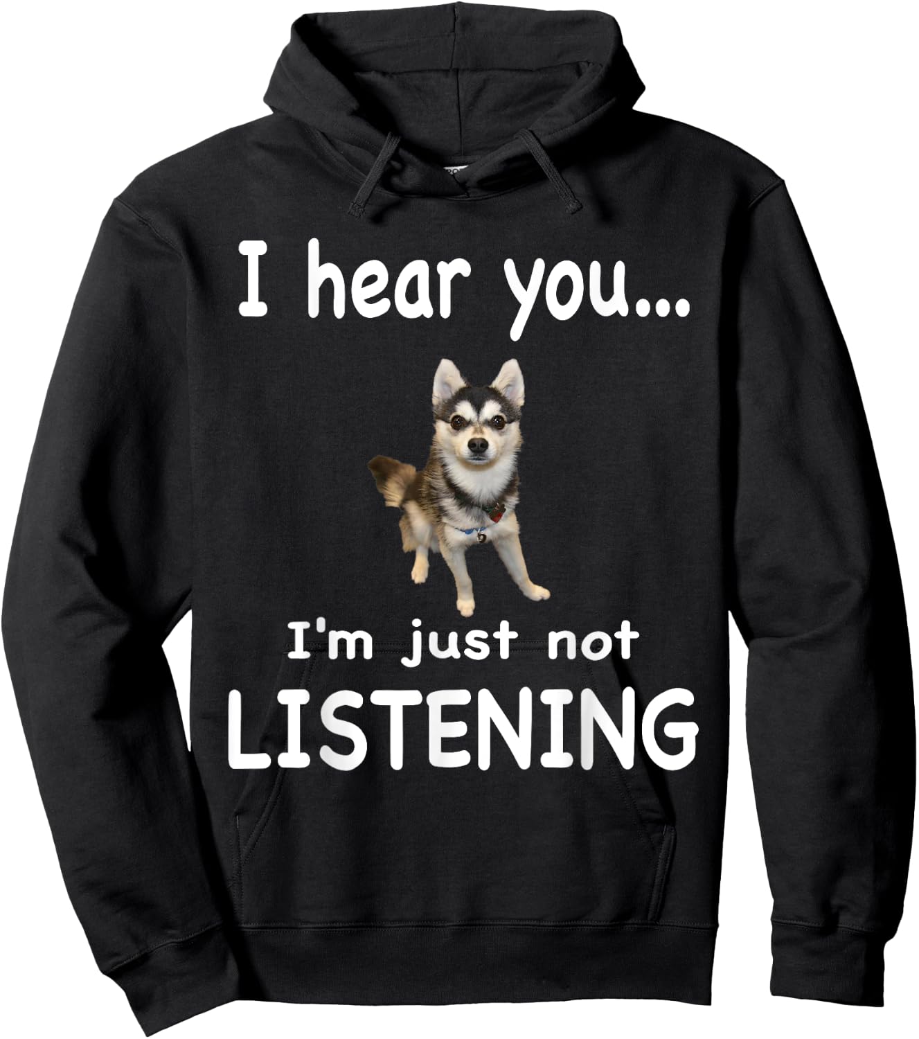 Alaskan Klee Kai Dog - Alaskan Klee Kai Men Women Hoodie - Hoodie | Black