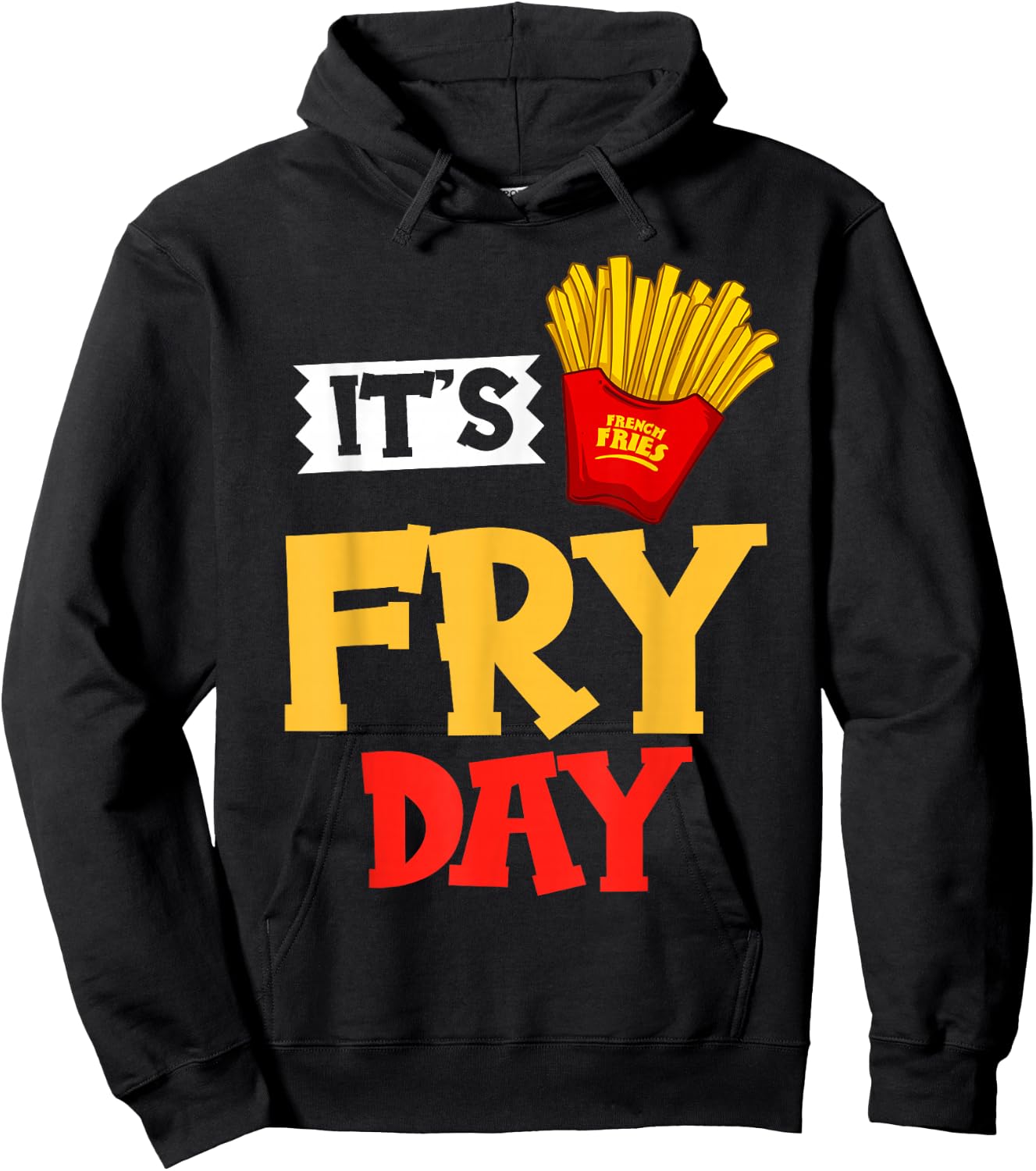 French Fries Fryer Cutter Recipe Oven Hoodie - Hoodie | Black