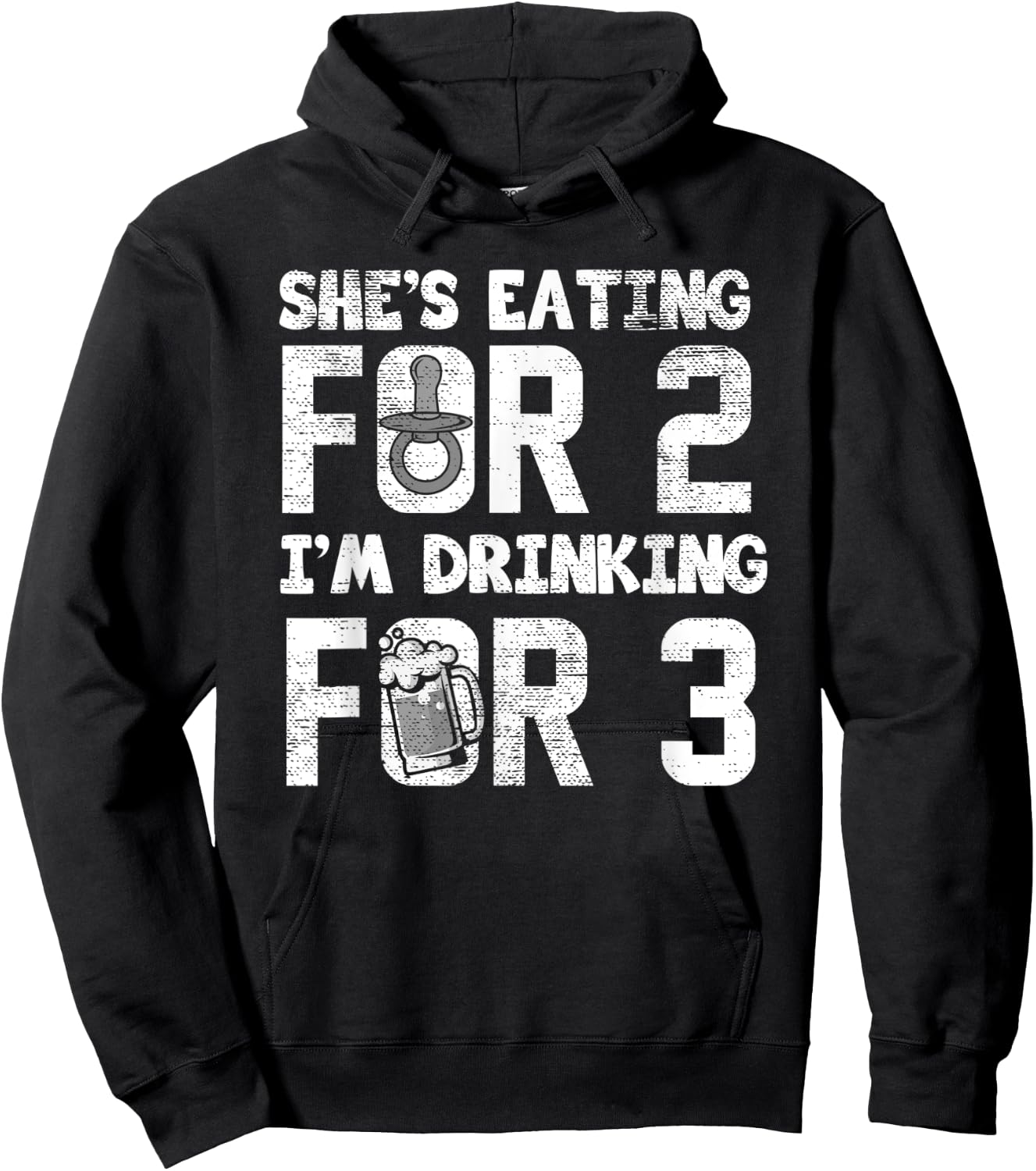 Funny Pregnancy Announcement Matching Couple Gift Men Women Hoodie - Hoodie | Black