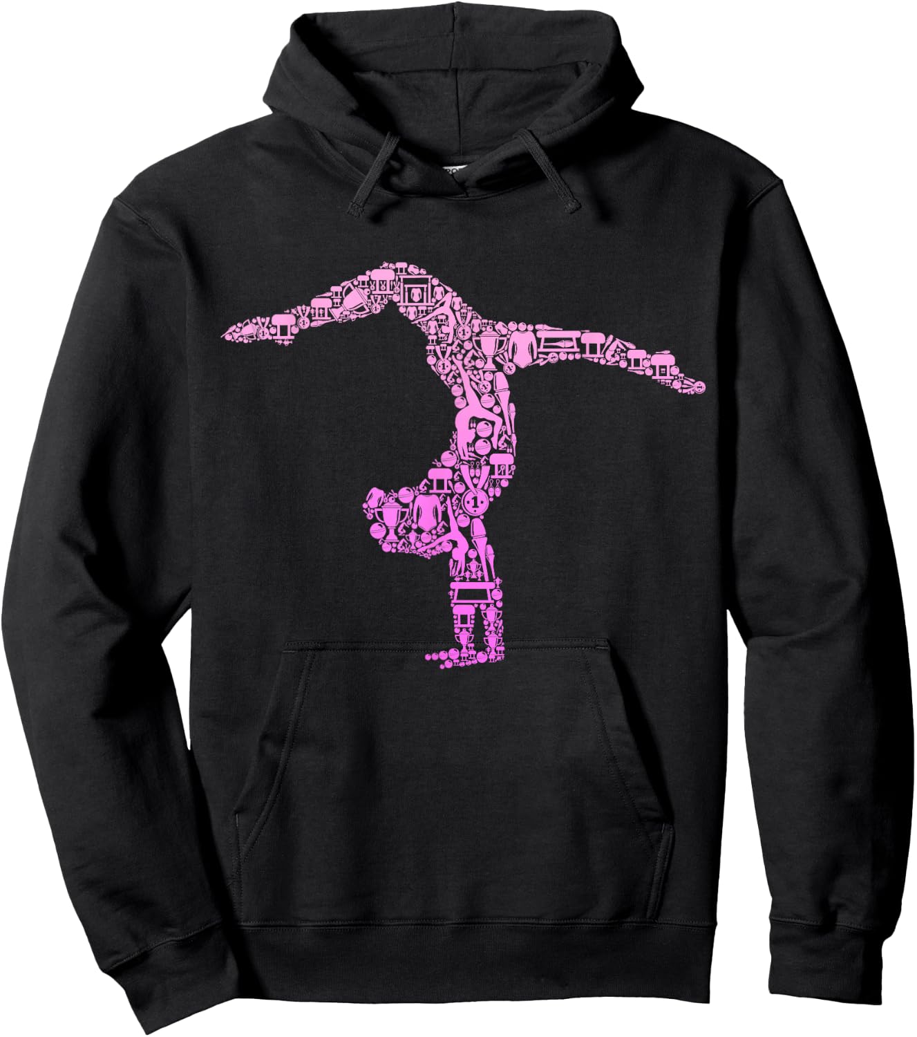 Gymnastics Gymnast Women Girls Kids Hoodie - Hoodie | Black