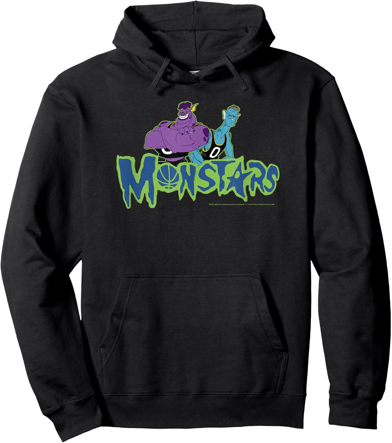 Space Jam Classic Monstars Alien Logo Hoodie - Hoodie | Black