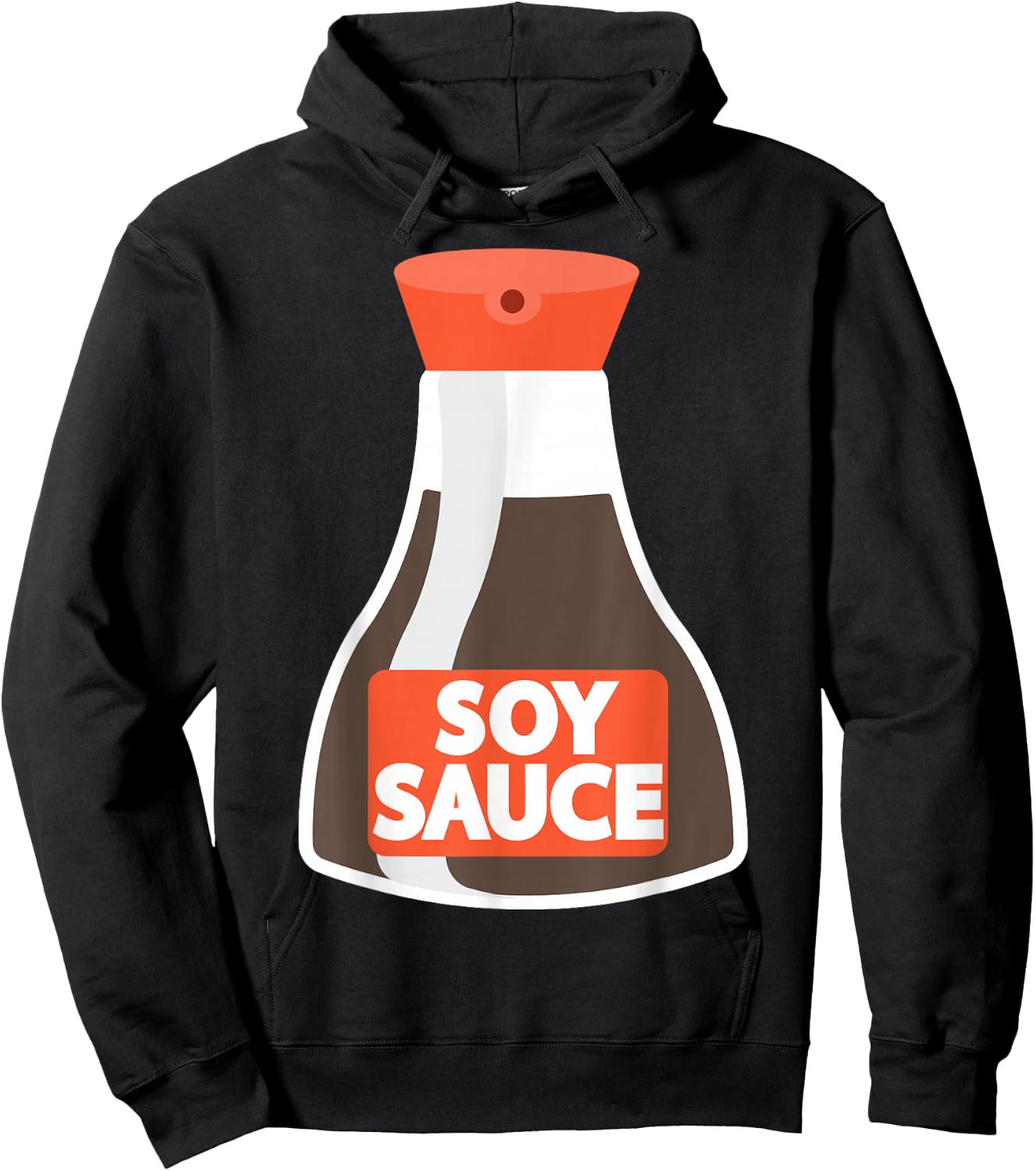 Soy Sauce Easy Sushi and Soysauce Couple Halloween Costume Hoodie - Hoodie | Black