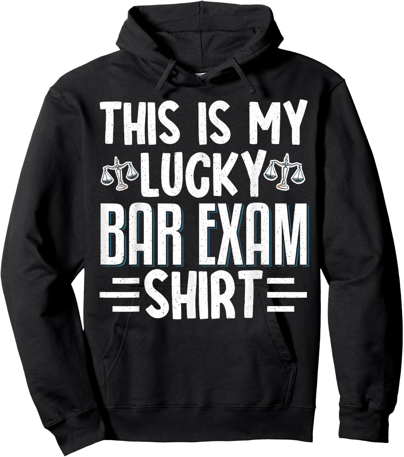 This Is My Lucky Bar Exam Hoodie - Hoodie | Black