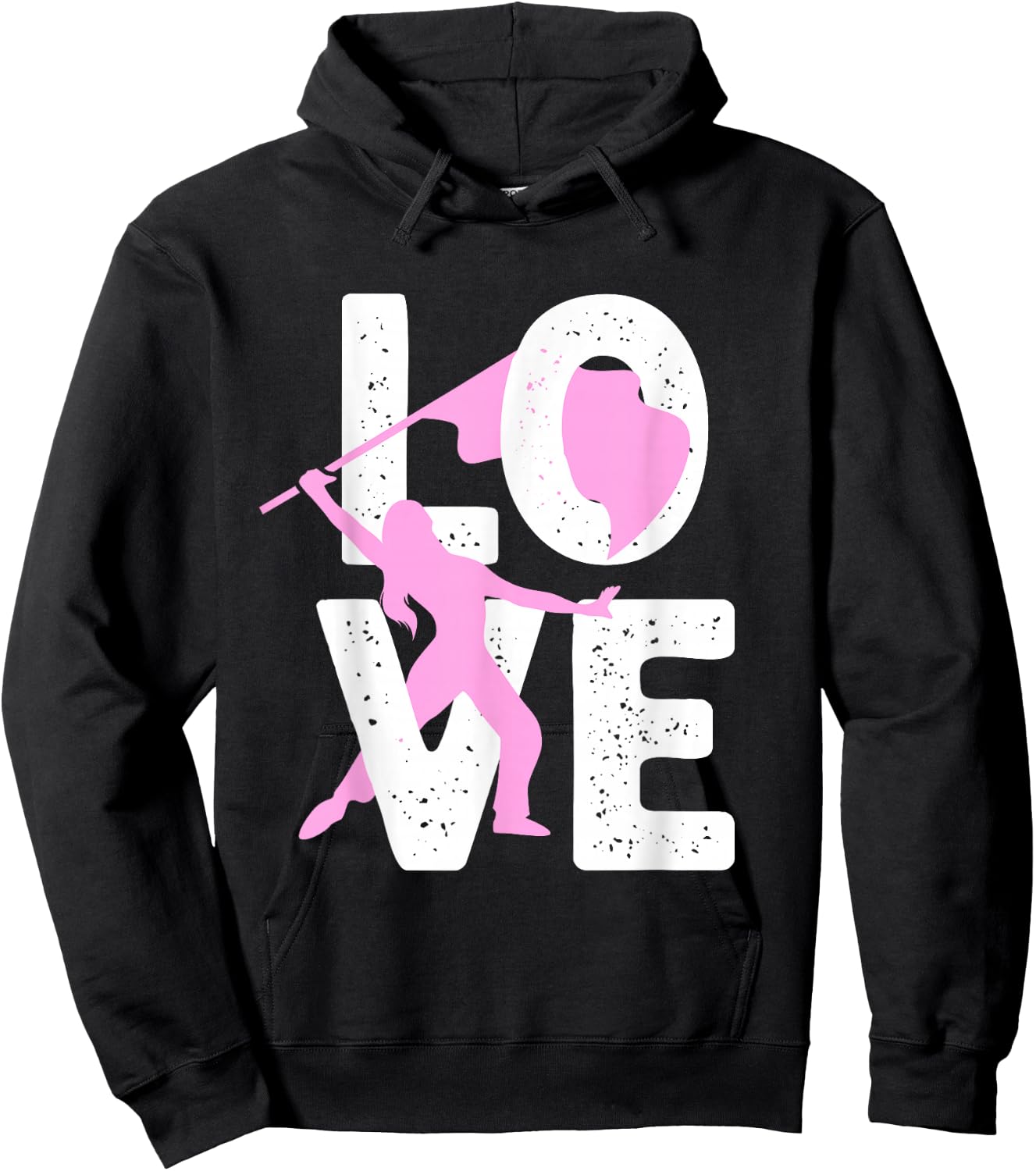 Cool Color Guard Girls Marching Band Flag Sabre Hoodie - Hoodie | Black