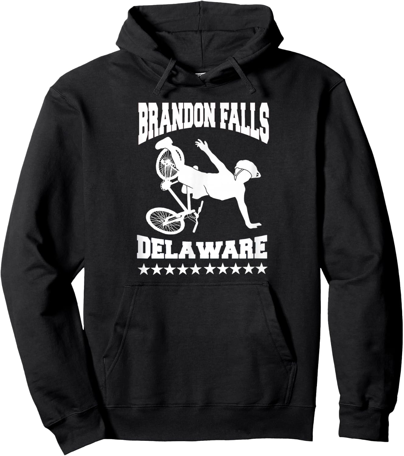 Brandon Falls, Delaware Joe Biden Bike Ride Hoodie - Hoodie | Black