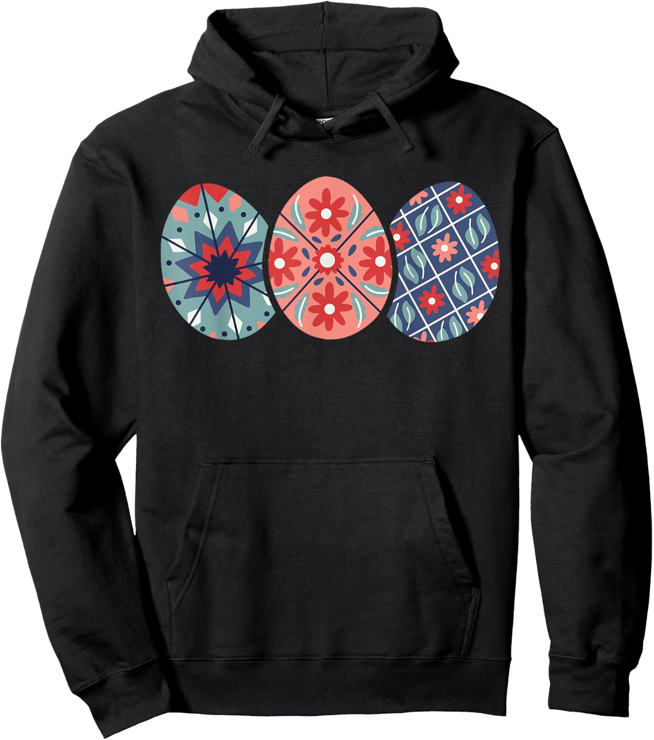 Pysanky Easter Eggs Hoodie - Hoodie | Black