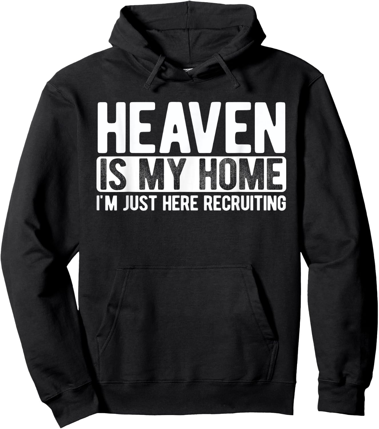 Heaven Is My Home Christian Religious Jesus Hoodie - Hoodie | Black