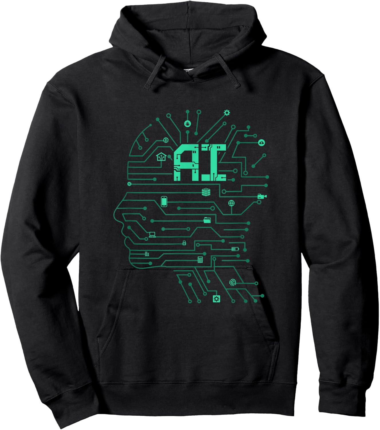 AI Artificial Intelligence Computer Science Technology Coder Hoodie - Hoodie | Black