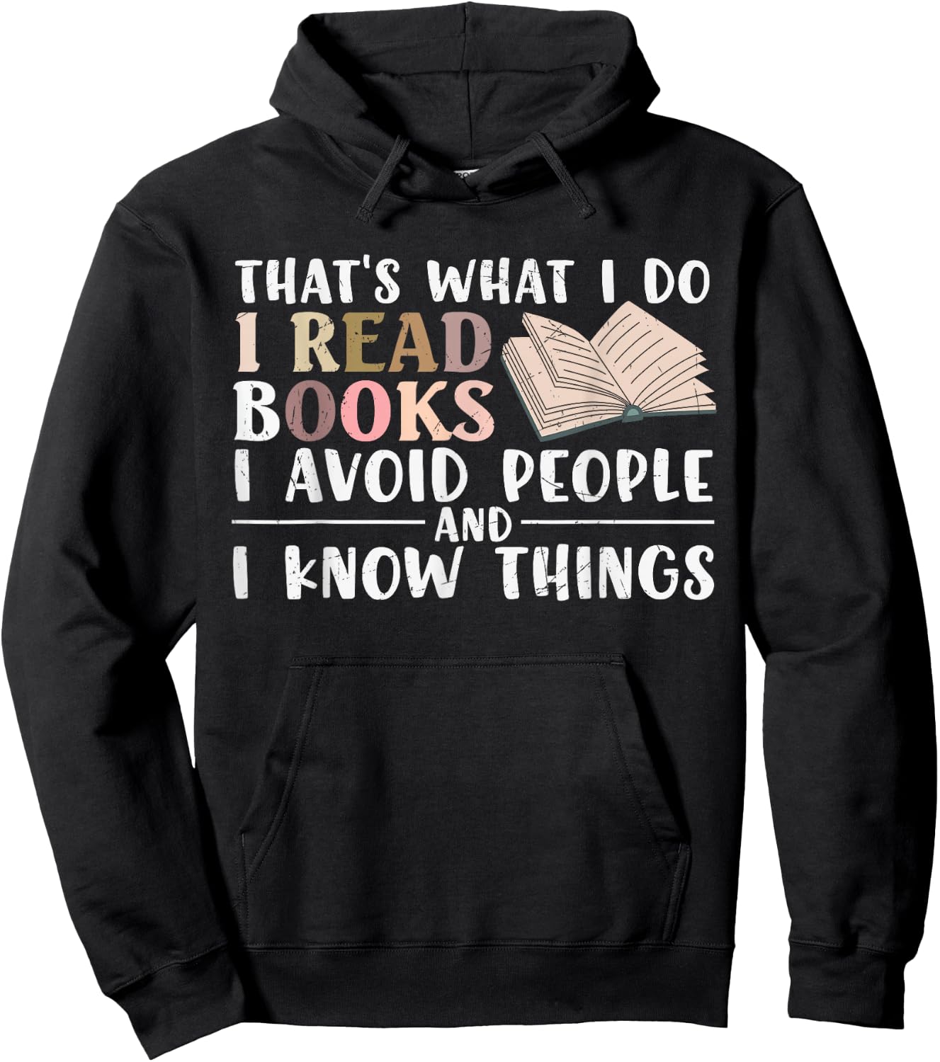 Book Lover Librarian Bookish Reading Bookworm Reader Nerd Hoodie - Hoodie | Black