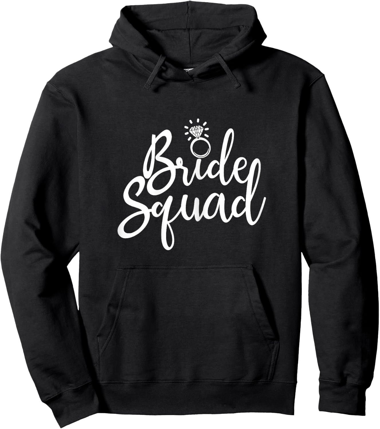 Bride Squad Hen Night Bridal Shower Matching Hoodie - Hoodie | Black