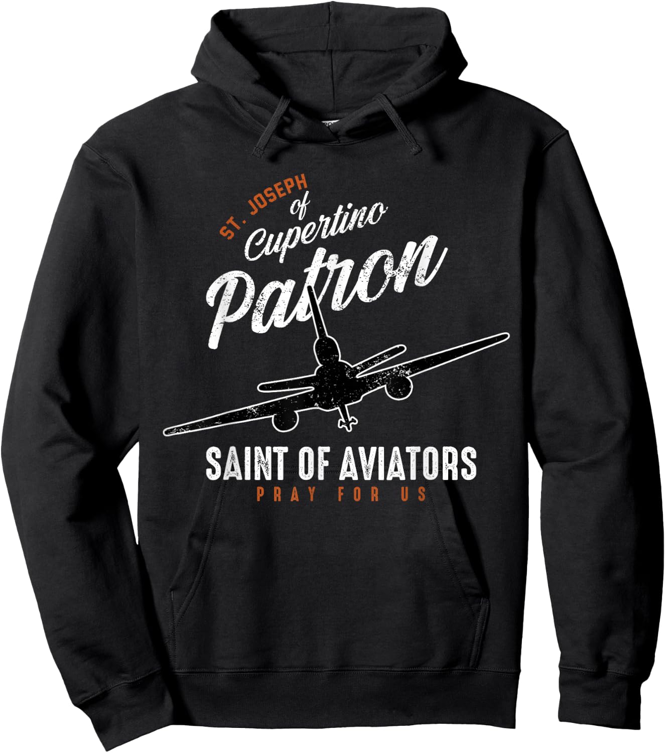 St. Joseph of Cupertino Patron Saint of Pilots Aviators Men Hoodie - Hoodie | Black