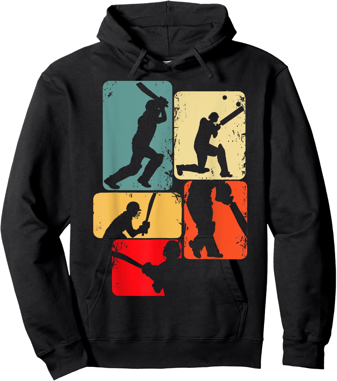 Cricket Boys Kids Men Youth Hoodie - Hoodie | Black