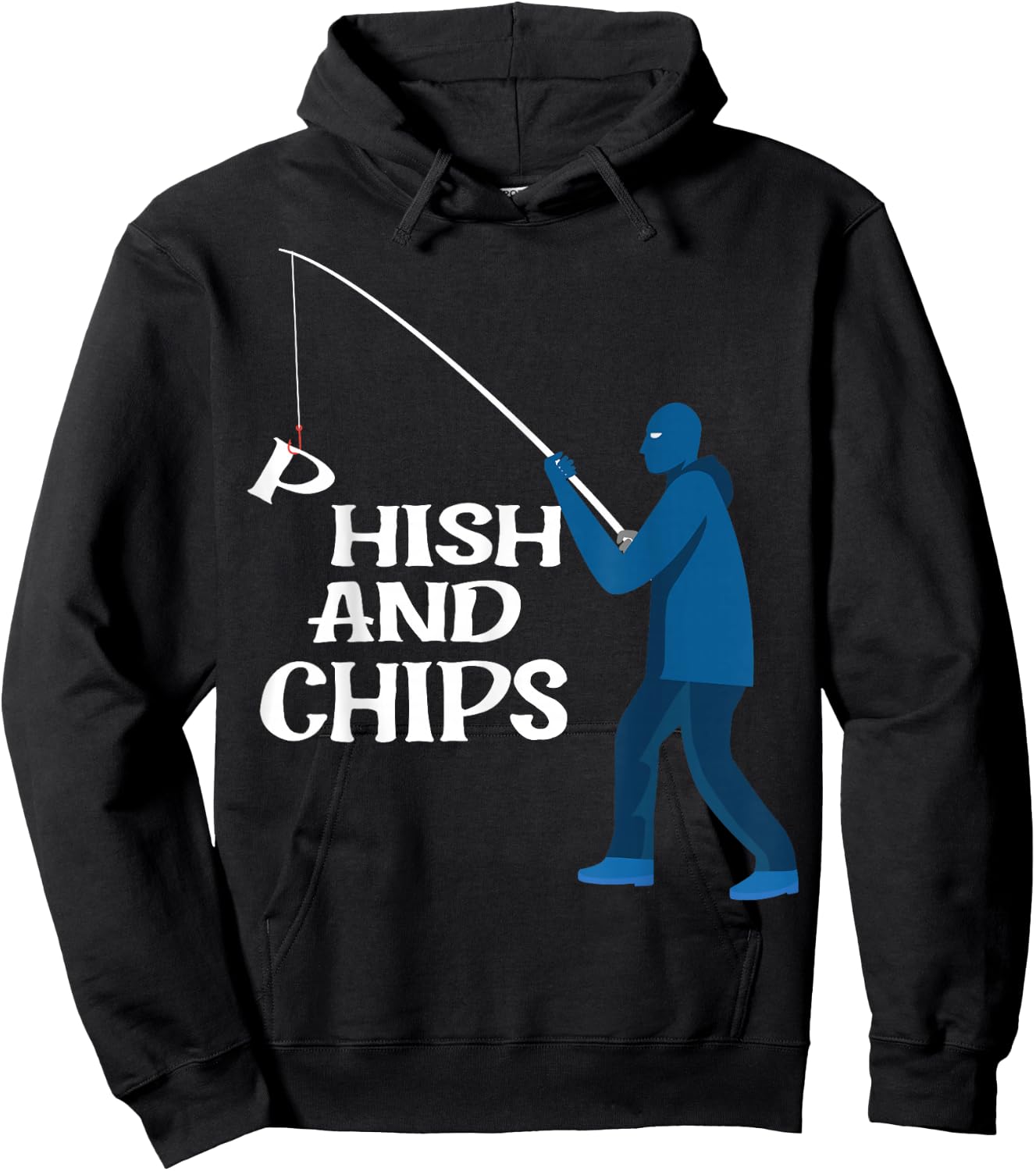 Phish and Chips Hacking Hoodie - Hoodie | Black