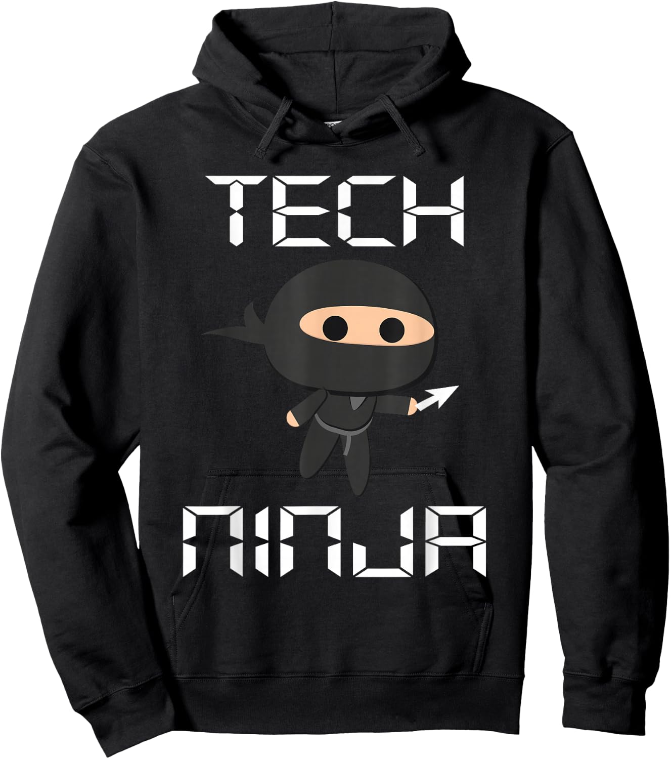 Tech Ninja Funny IT Computer Techie Support Help Desk Hoodie - Hoodie | Black