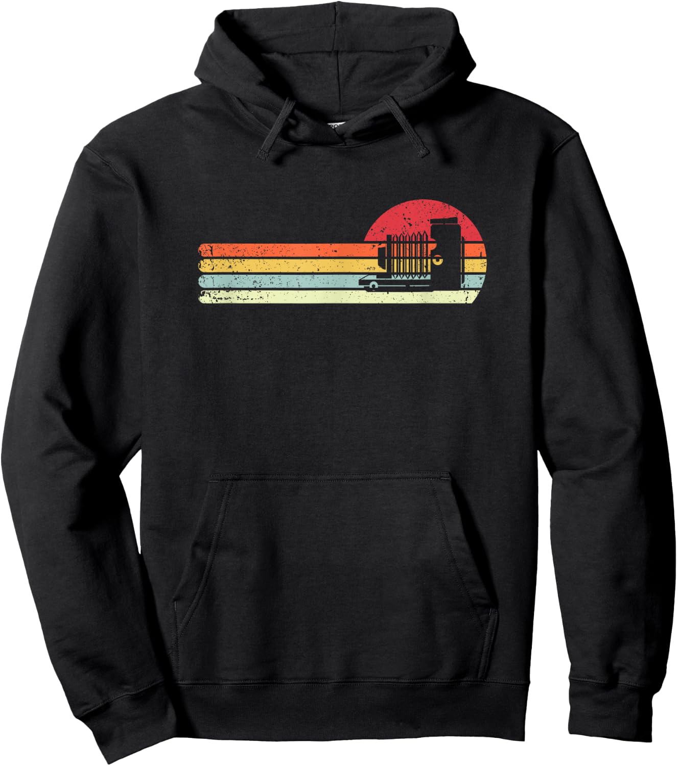 Retro Photographer Shirt Sunset Photography Hoodie - Hoodie | Black