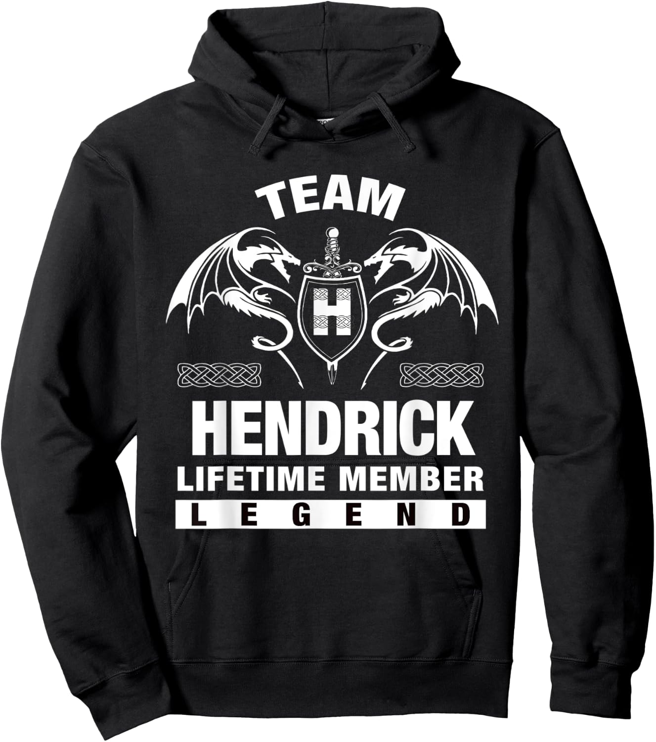 Team HENDRICK Lifetime Member Gifts Hoodie - Hoodie | Black