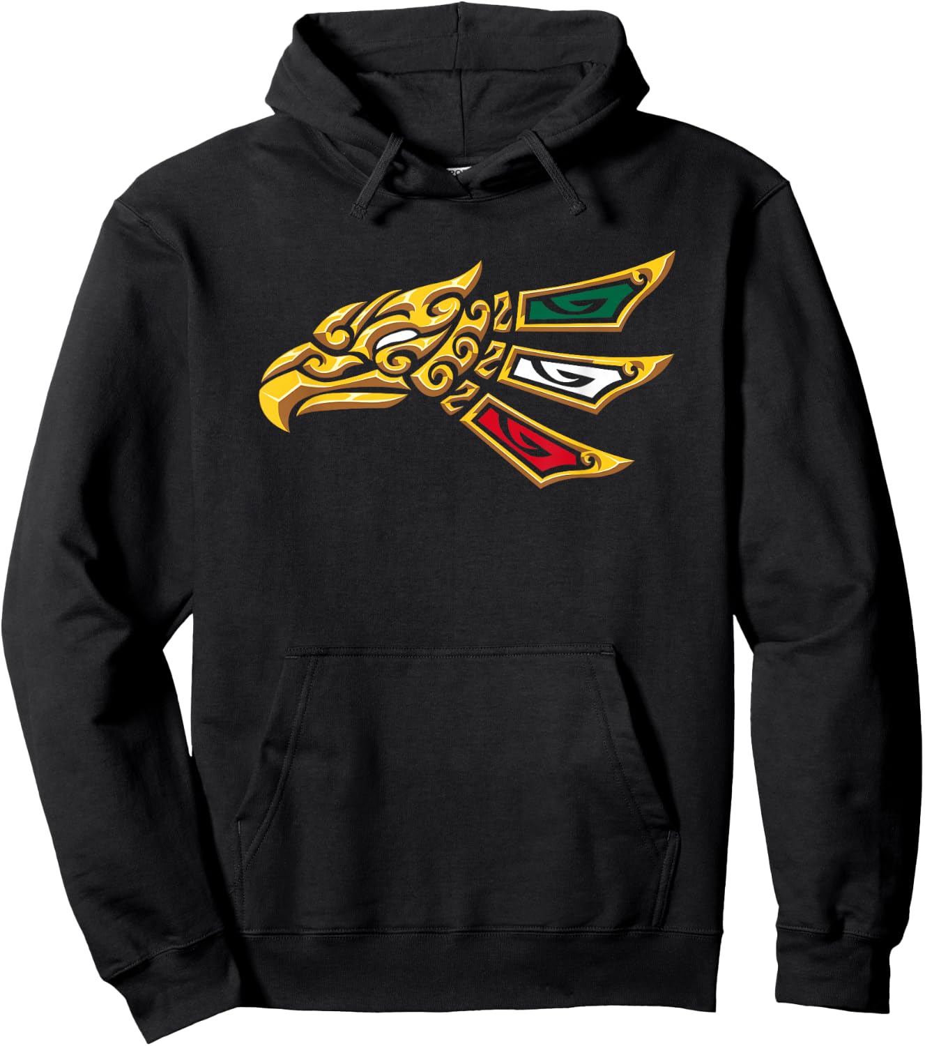 Mexican Eagle Tribal Style - Hecho En Mexico Hoodie - Hoodie | Black