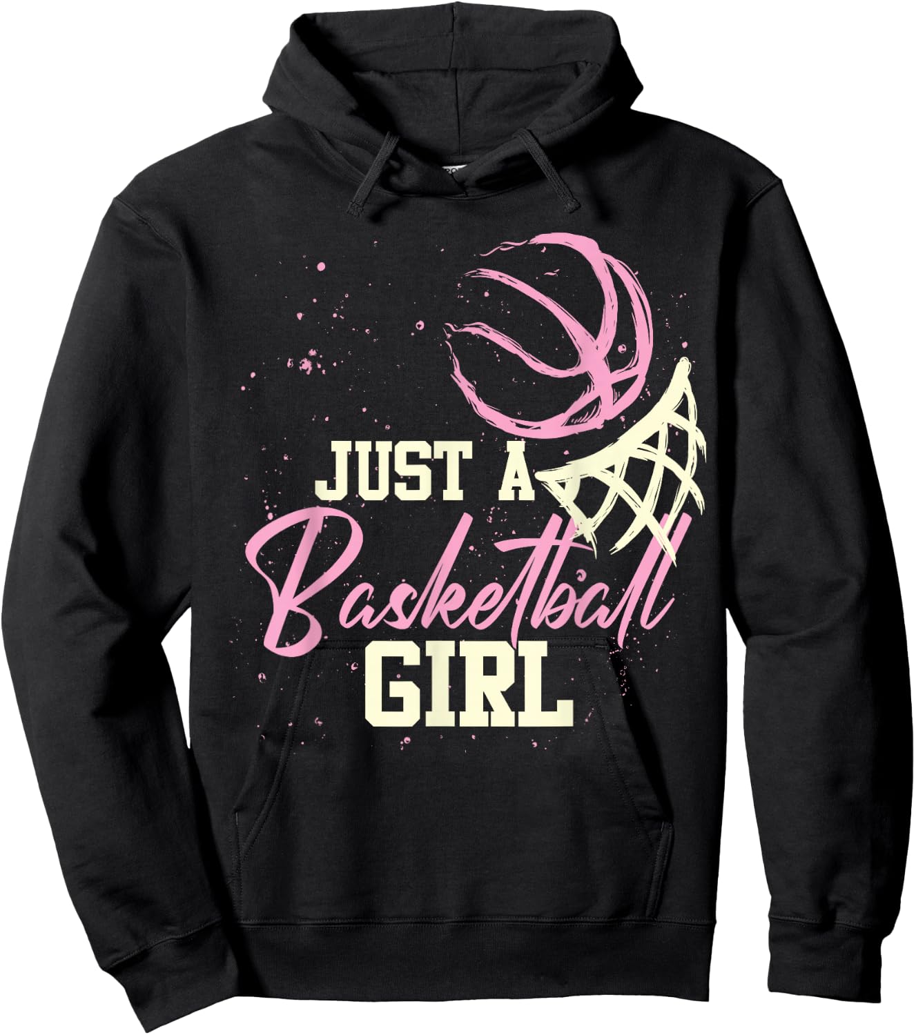 Basketball Player Women Just A Basketball Girl Basketball Small Hoodie - Hoodie | Black