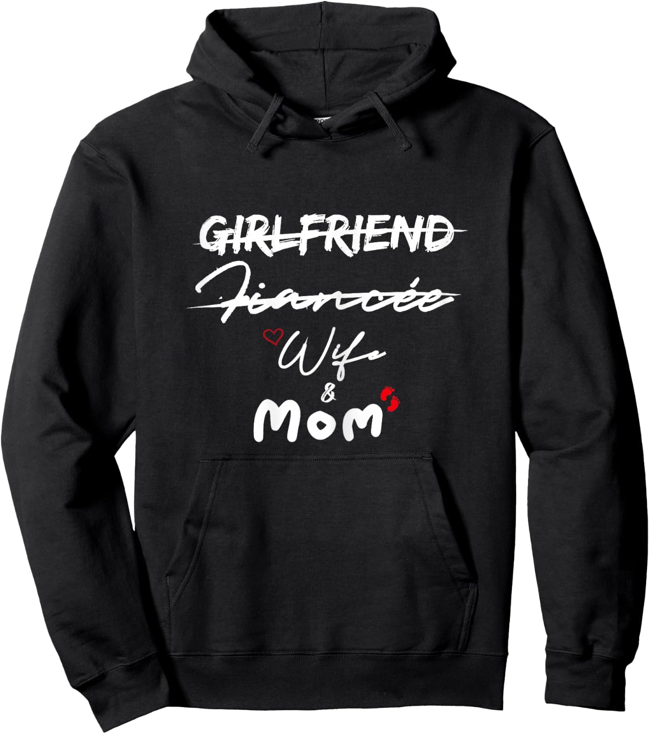 Girlfriend Fiancee wife mom gifts Hoodie - Hoodie | Black