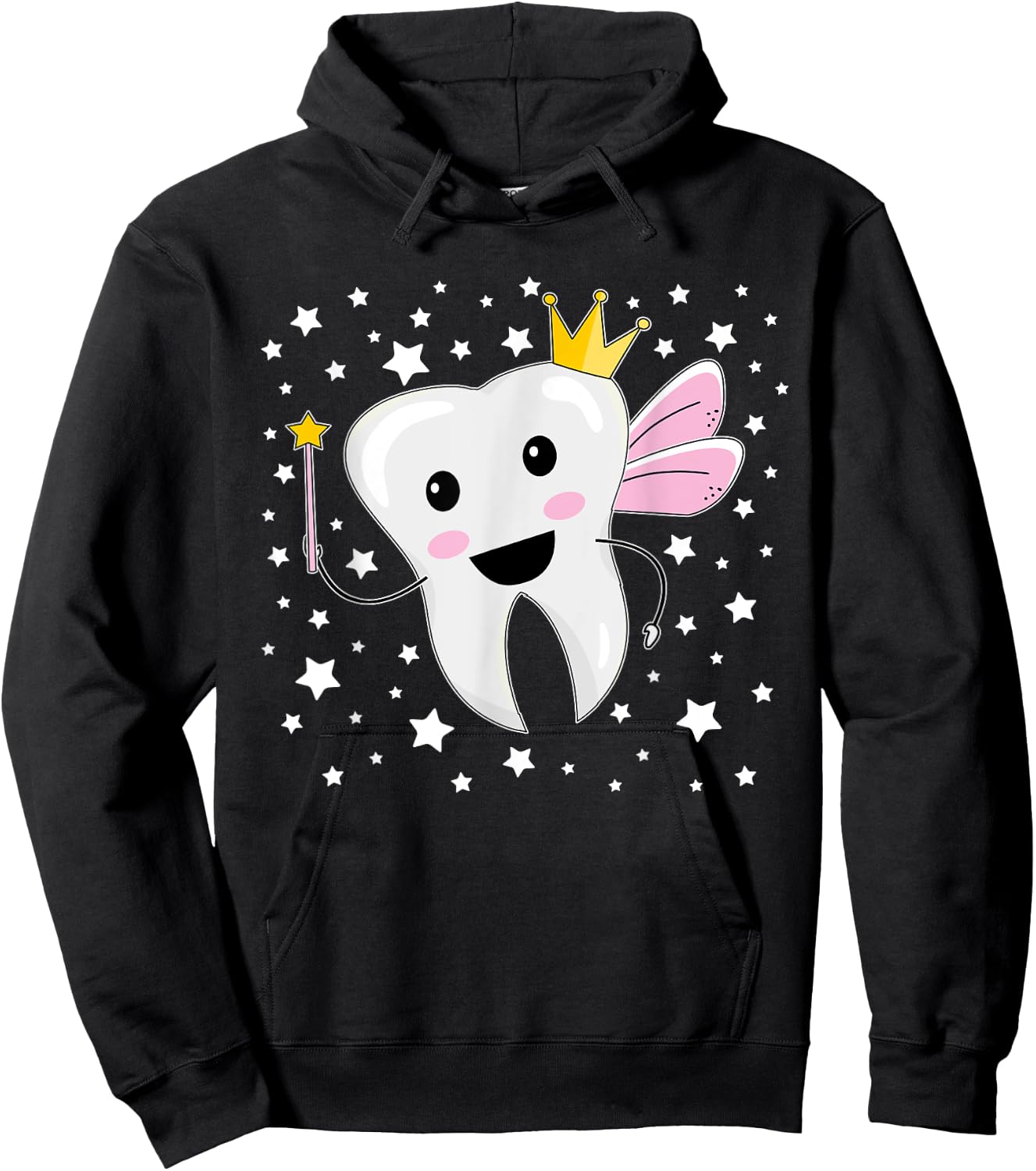 Tooth Fairy Halloween Costume Dental Assistant Dentist Hoodie - Hoodie | Black