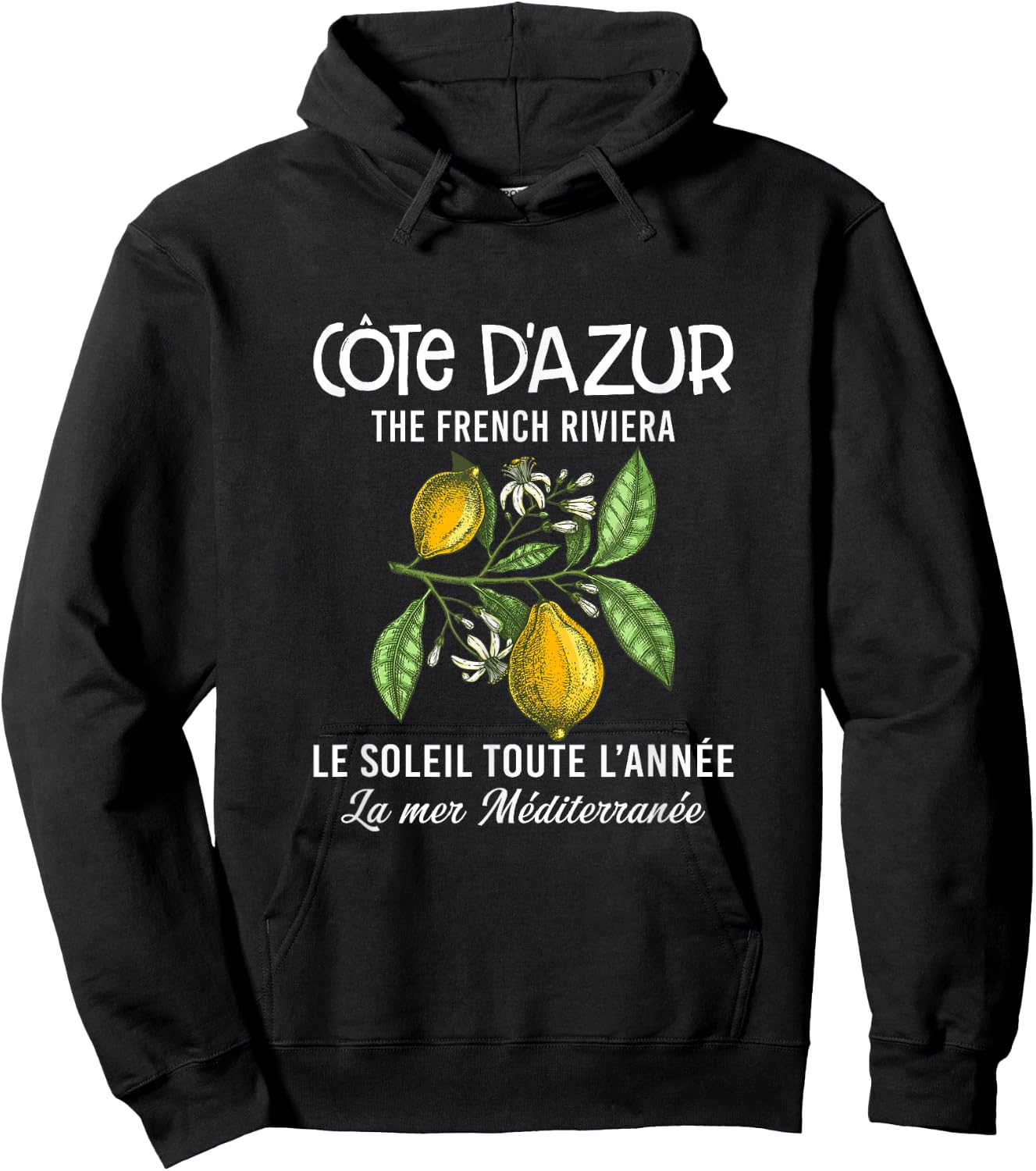 Cote D'azur The French Riviera Southern French Teacher Women Hoodie - Hoodie | Black