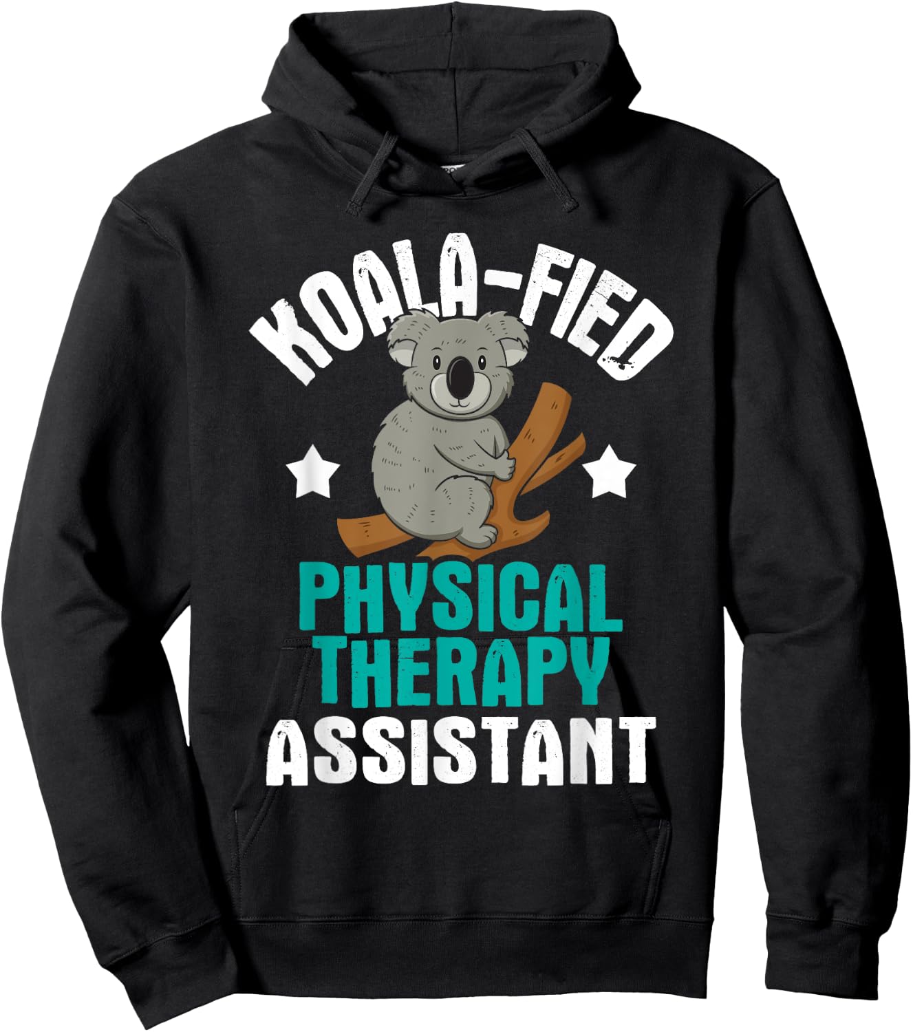 Koalafied Physical Therapy Assistant - Therapist PT Student Hoodie - Hoodie | Black