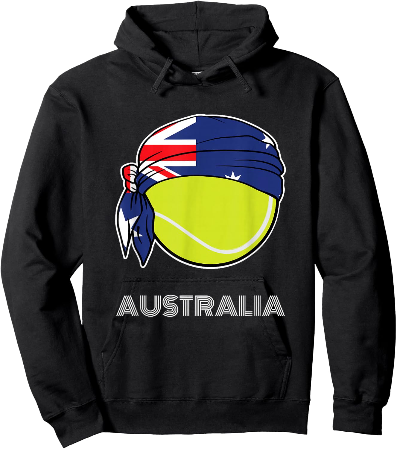 Australia Tennis Shirt Coach Australian Tennis Player Hoodie - Hoodie | Black
