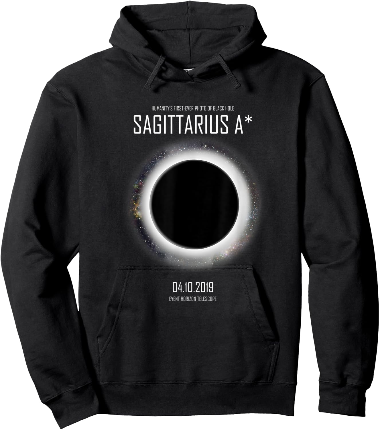 Sagittarius A, Black Hole Day Commemorative Hoodie - Hoodie | Black