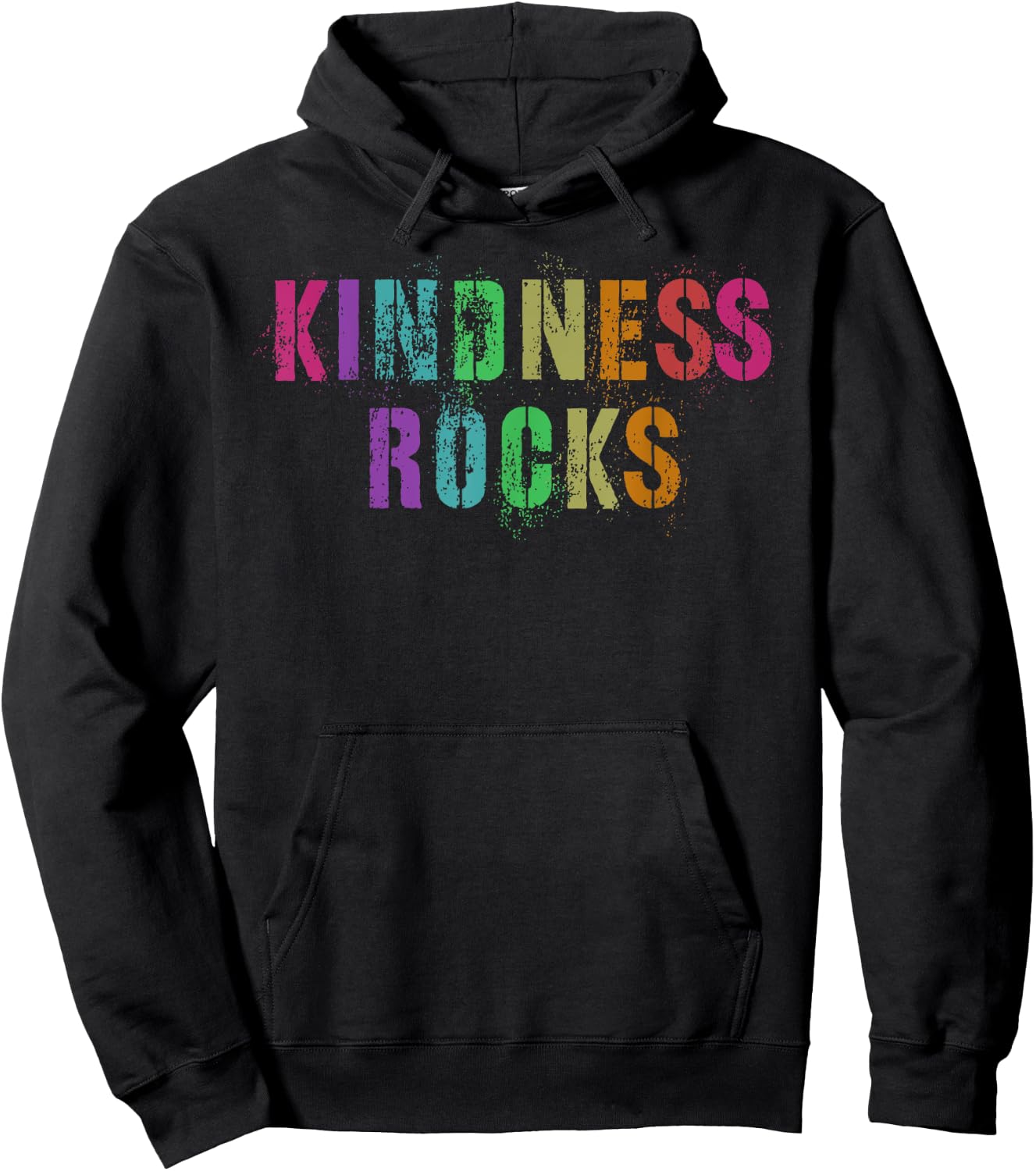 Vintage KINDNESS ROCKS Kind Rolling Back Be Good Teacher Men Women Kids Hoodie - Hoodie | Black