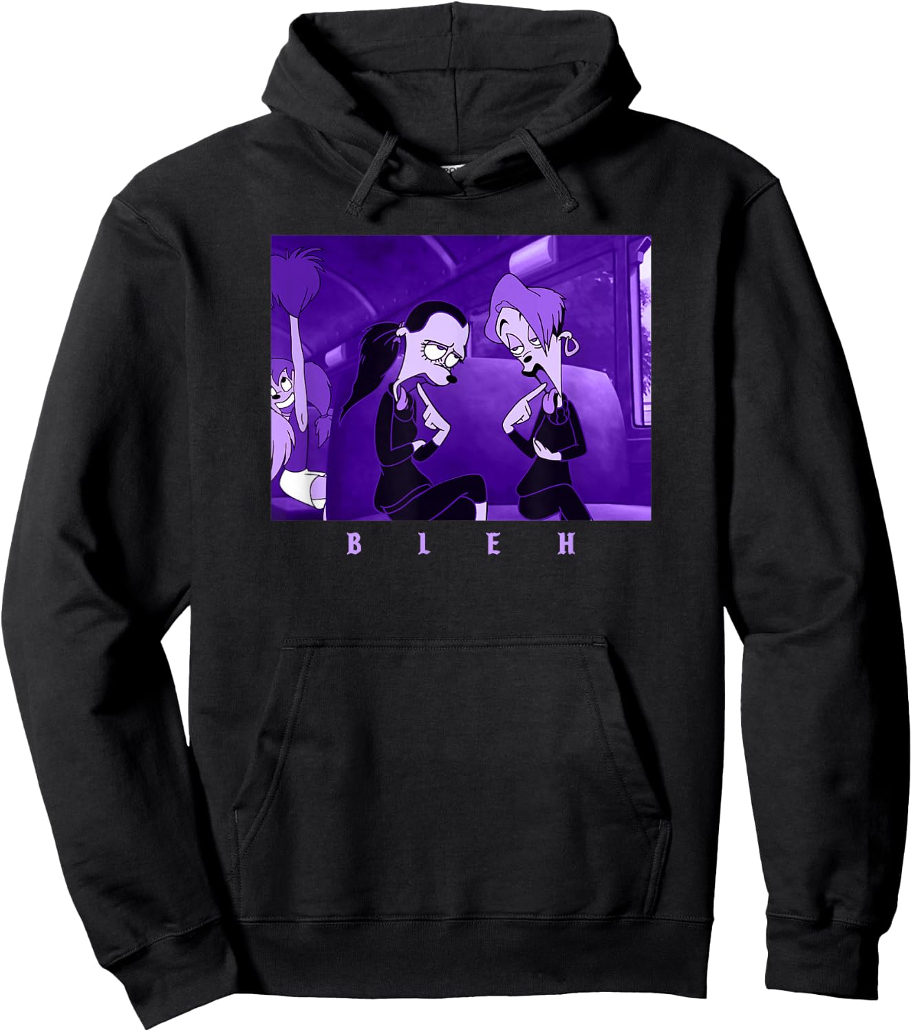 Disney A Goofy Movie Goth Girls Bleh Box Poster Hoodie - Hoodie | Black