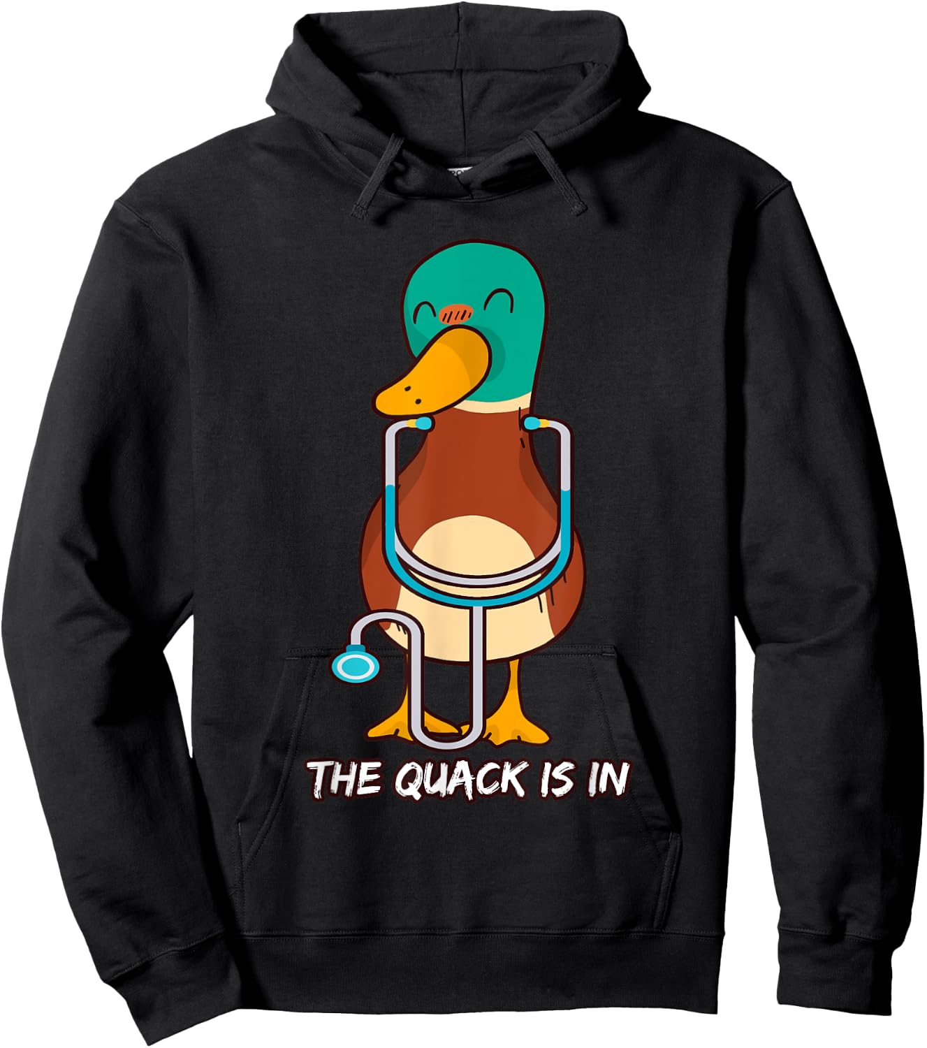 The Quack Is In Quack Doctor Hoodie - Hoodie | Black