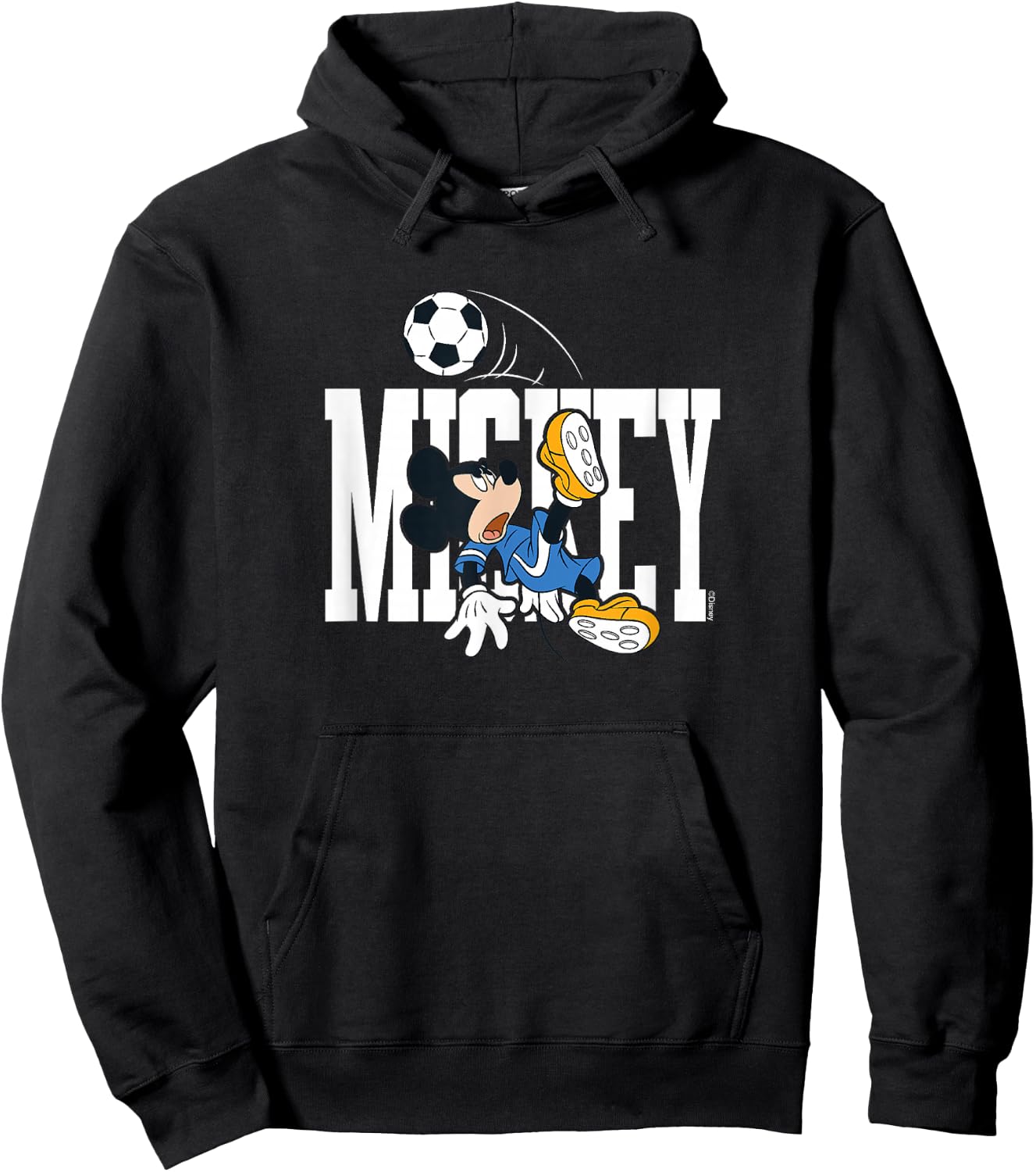 Disney - Mickey Soccer Kick Hoodie - Hoodie | Black
