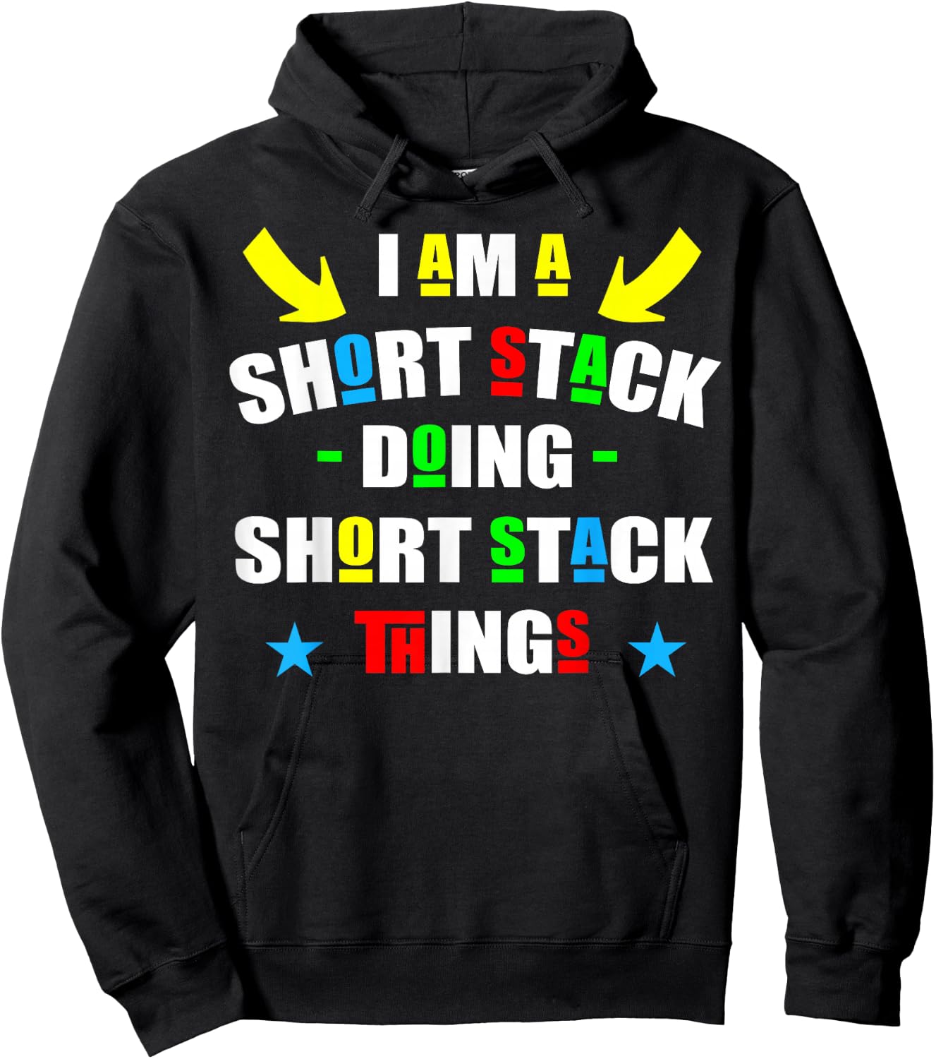 I'm A Short Stack Doing Short Stack Things Cute Short Stack Hoodie - Hoodie | Black