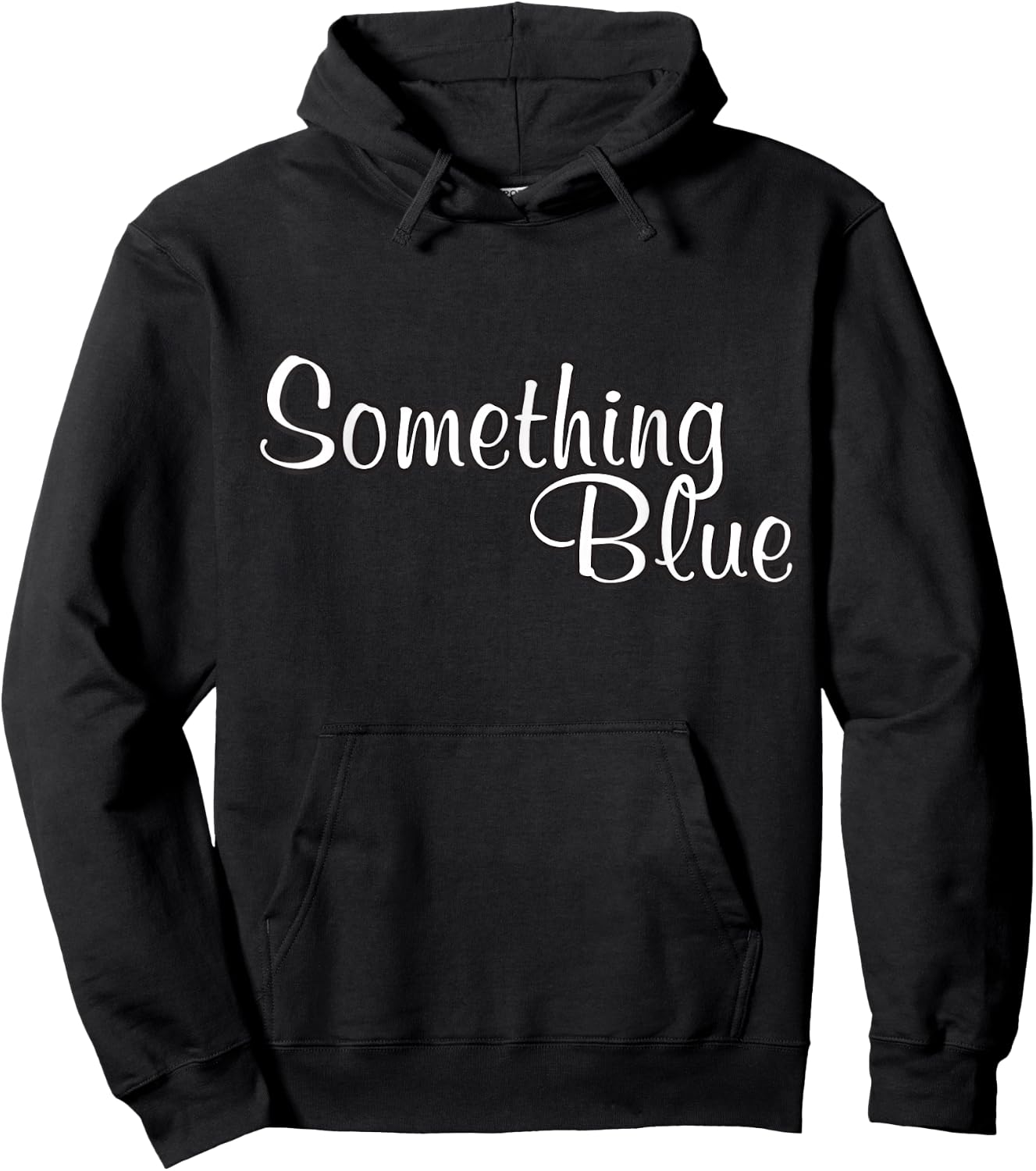 Funny Bride Something Blue Wedding Engagement Bridal Shower Hoodie - Hoodie | Black
