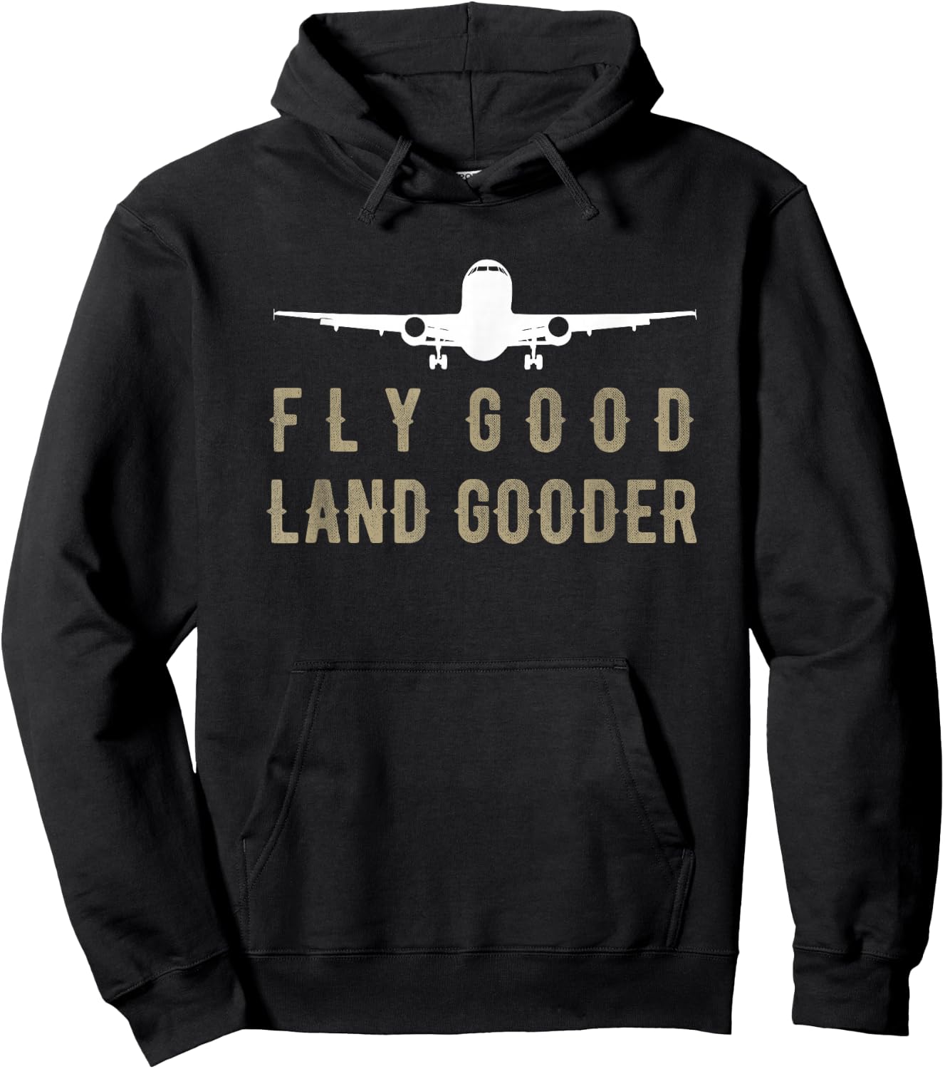 Fly Good Land Gooder Hoodie - Hoodie | Black