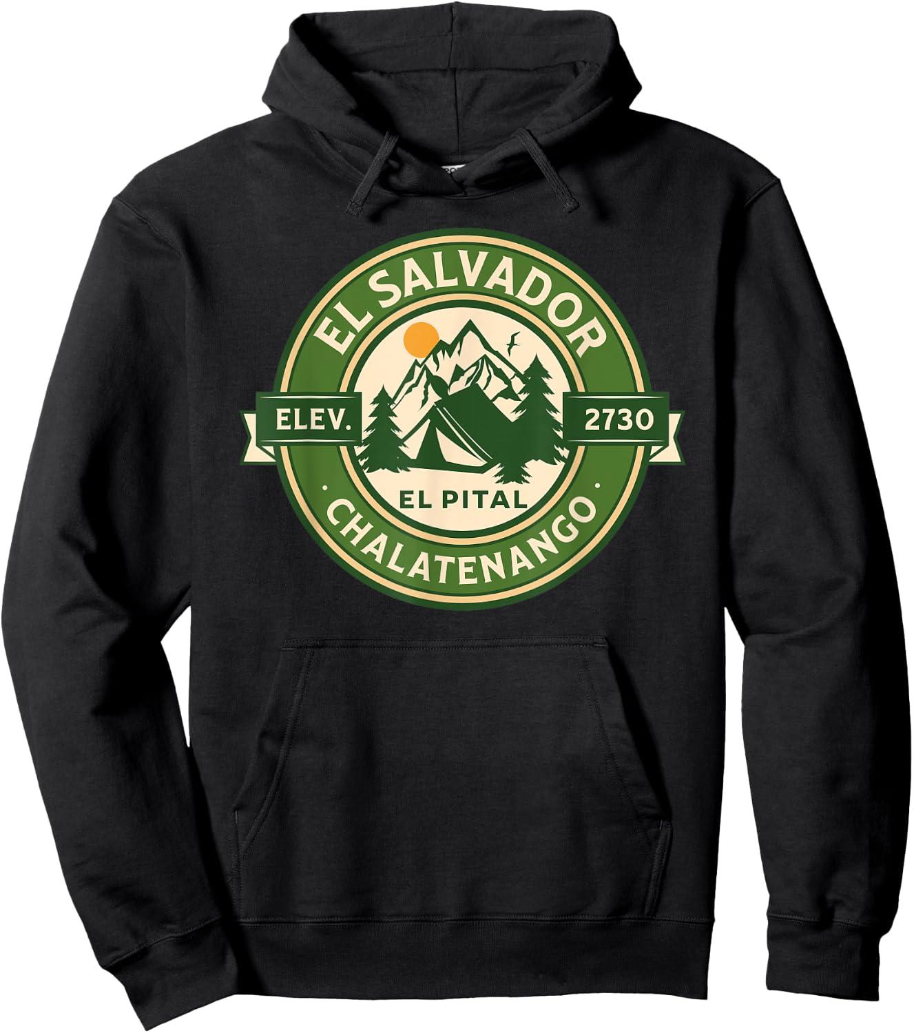 El Pital Chalatenango El Salvador Hoodie - Hoodie | Black