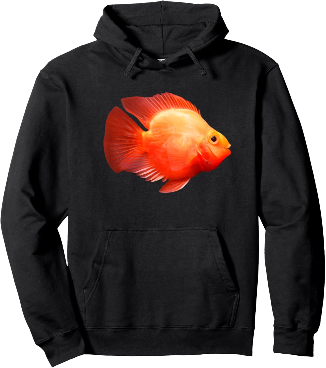 Blood Red Parrot Cichlid Aquarium Lovers Gift Hoodie - Hoodie | Black